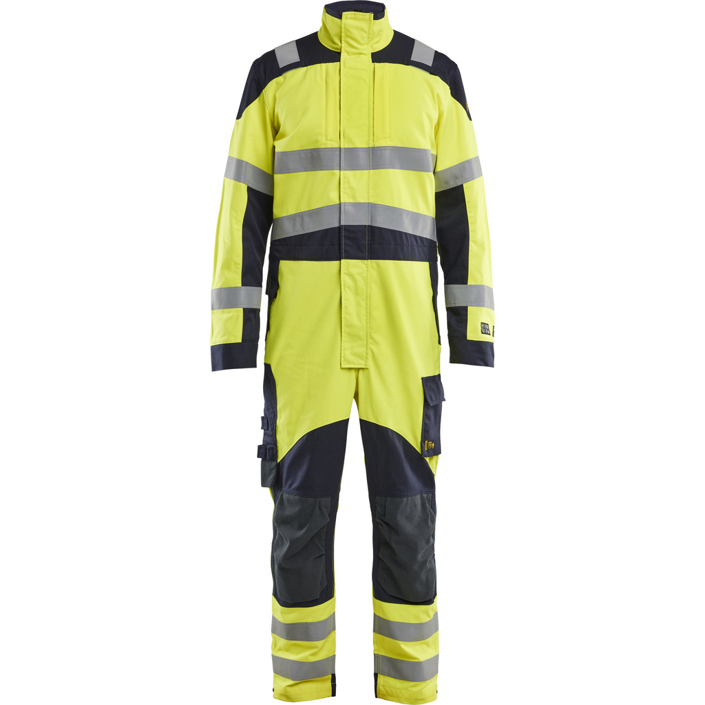 Blaklader Multinorm Coverall, Yellow/Navy Blue