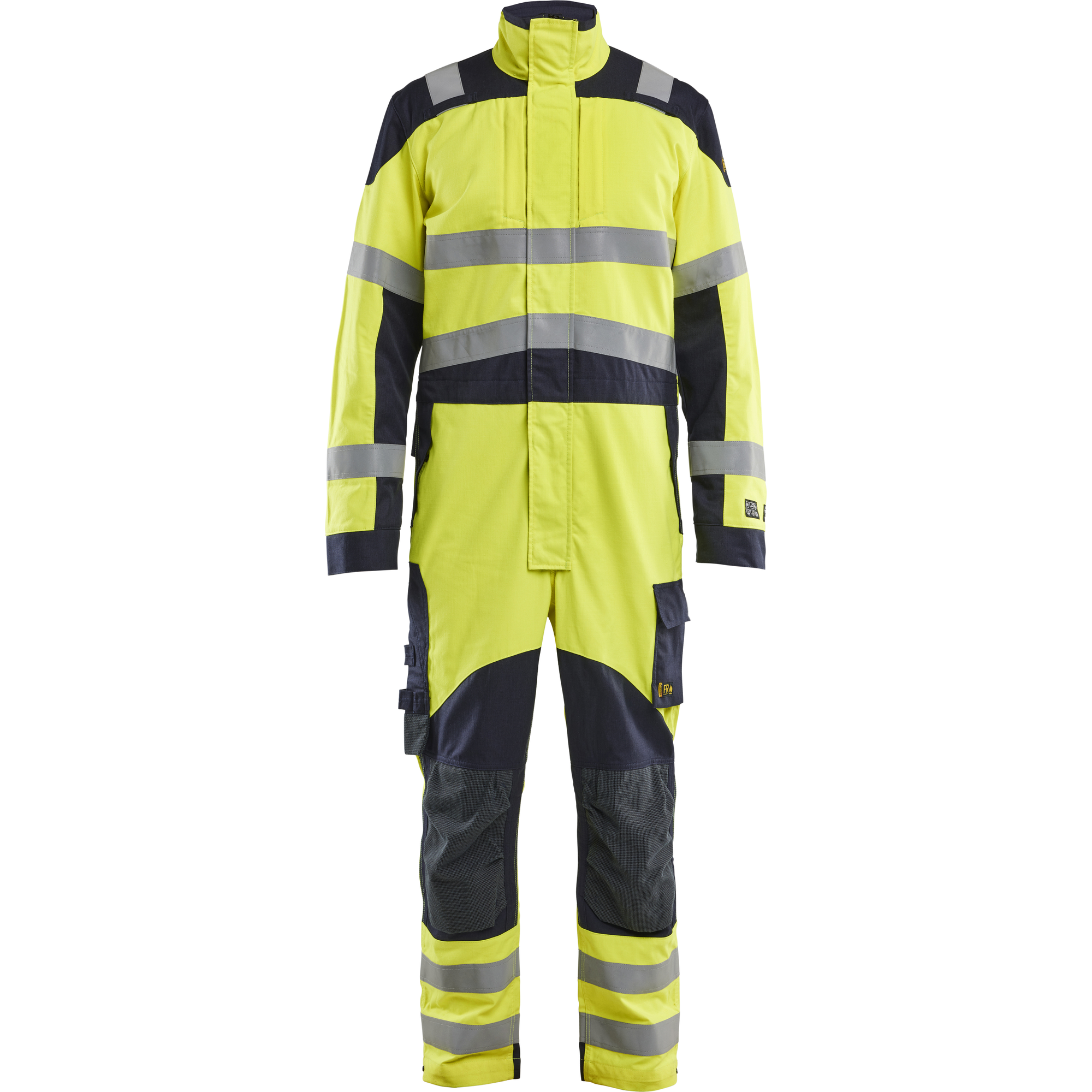 Blaklader Multinorm Coverall, Yellow/Navy Blue