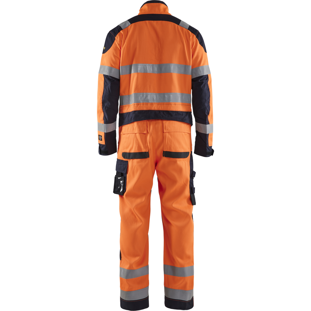 Blaklader Multinorm Coverall, Orange/Navy (4)