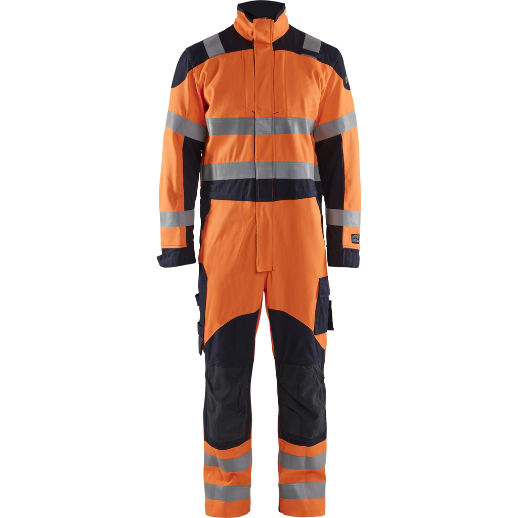 Blaklader Multinorm Coverall, Orange/Navy