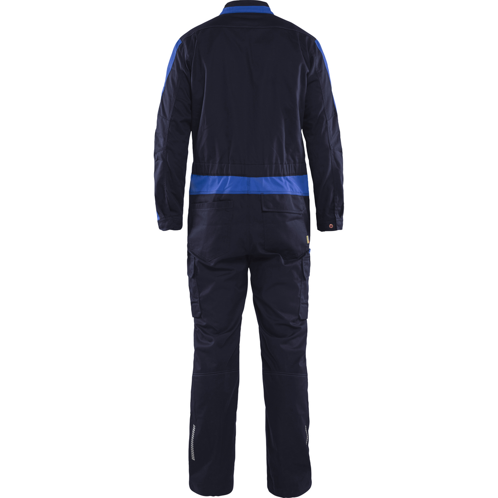 Blaklader Industrial Stretch Coverall, Navy/Royal Blue (4)