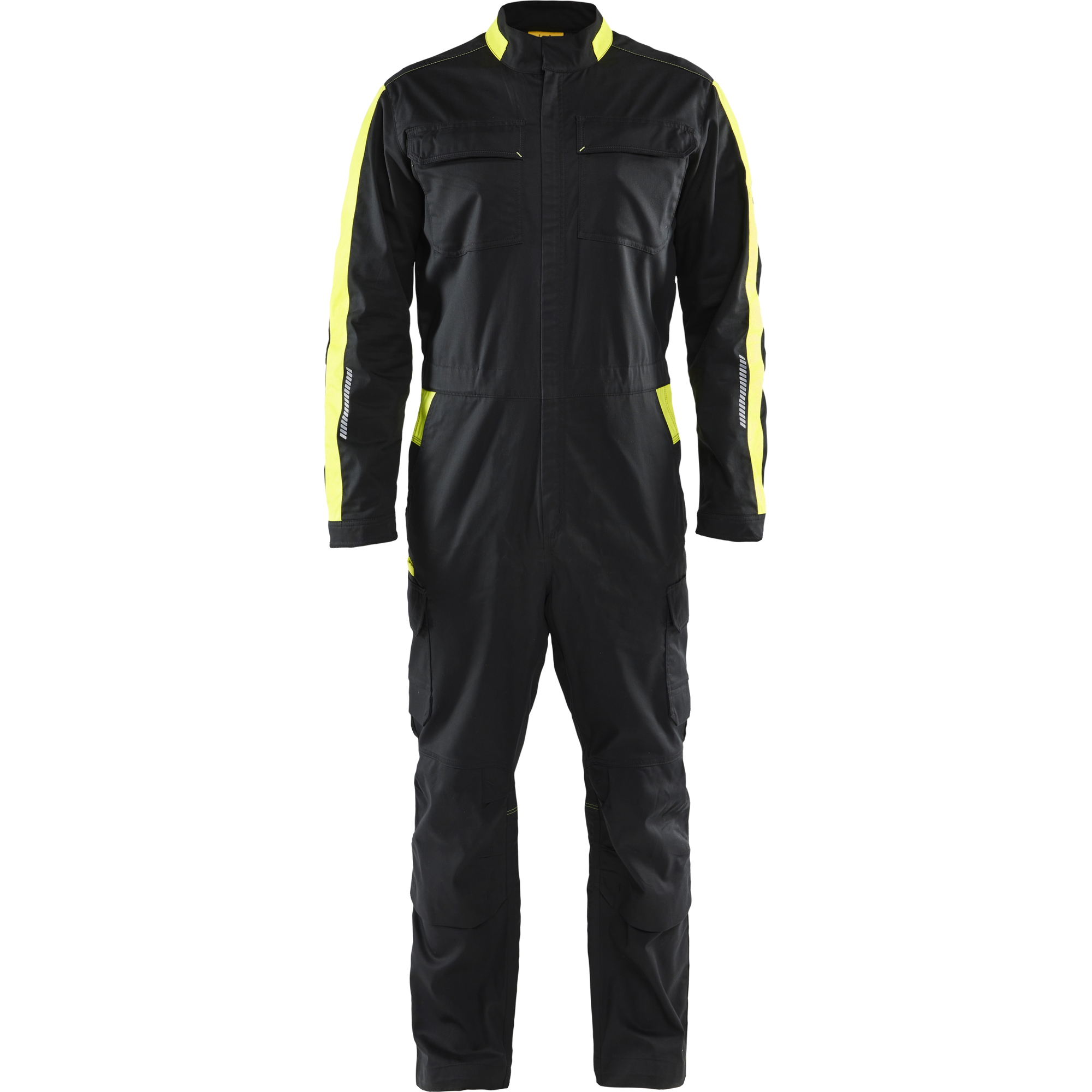 Blaklader Industrial Stretch Coverall, Black/Yellow