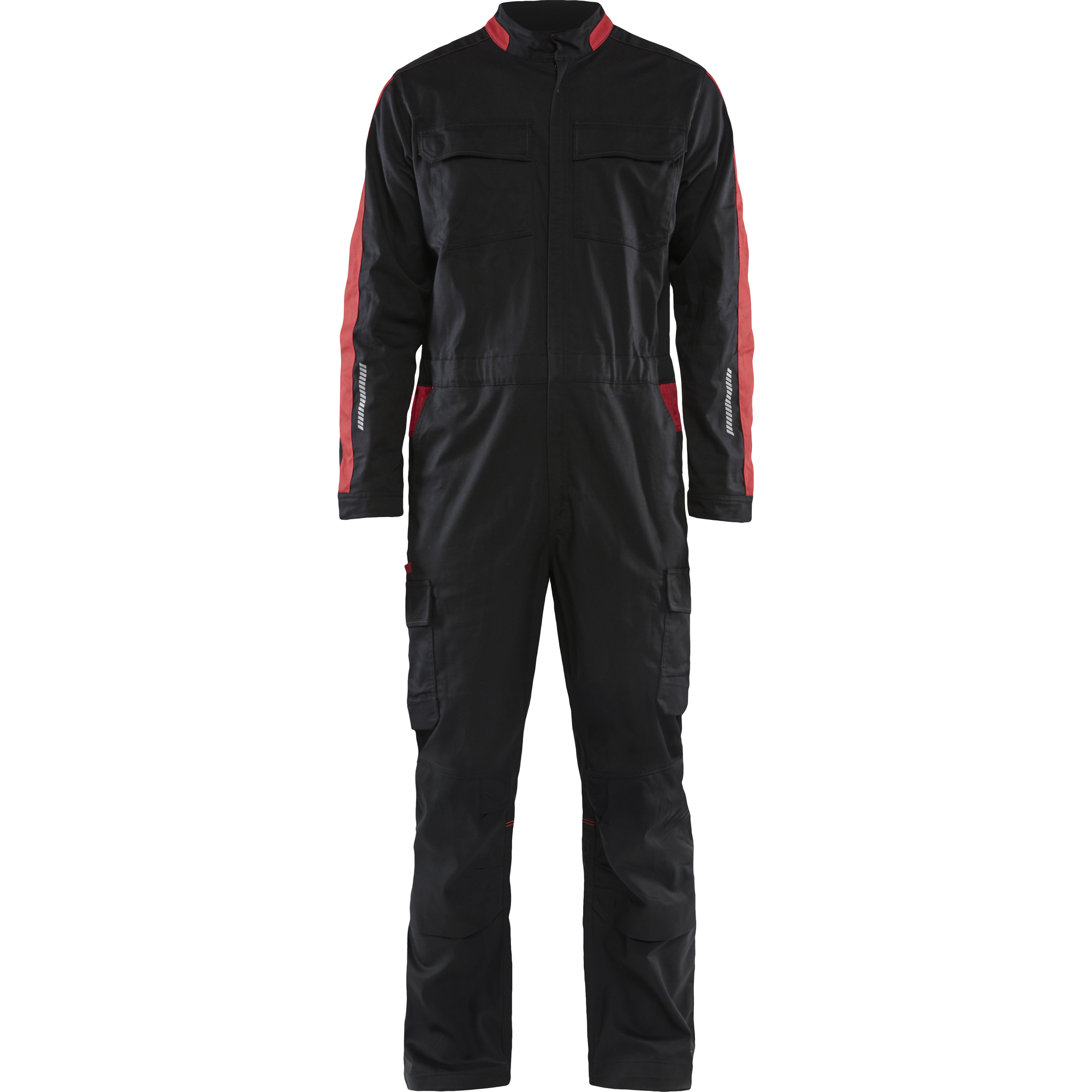 Blaklader Industrial Stretch Coverall, Black/Red
