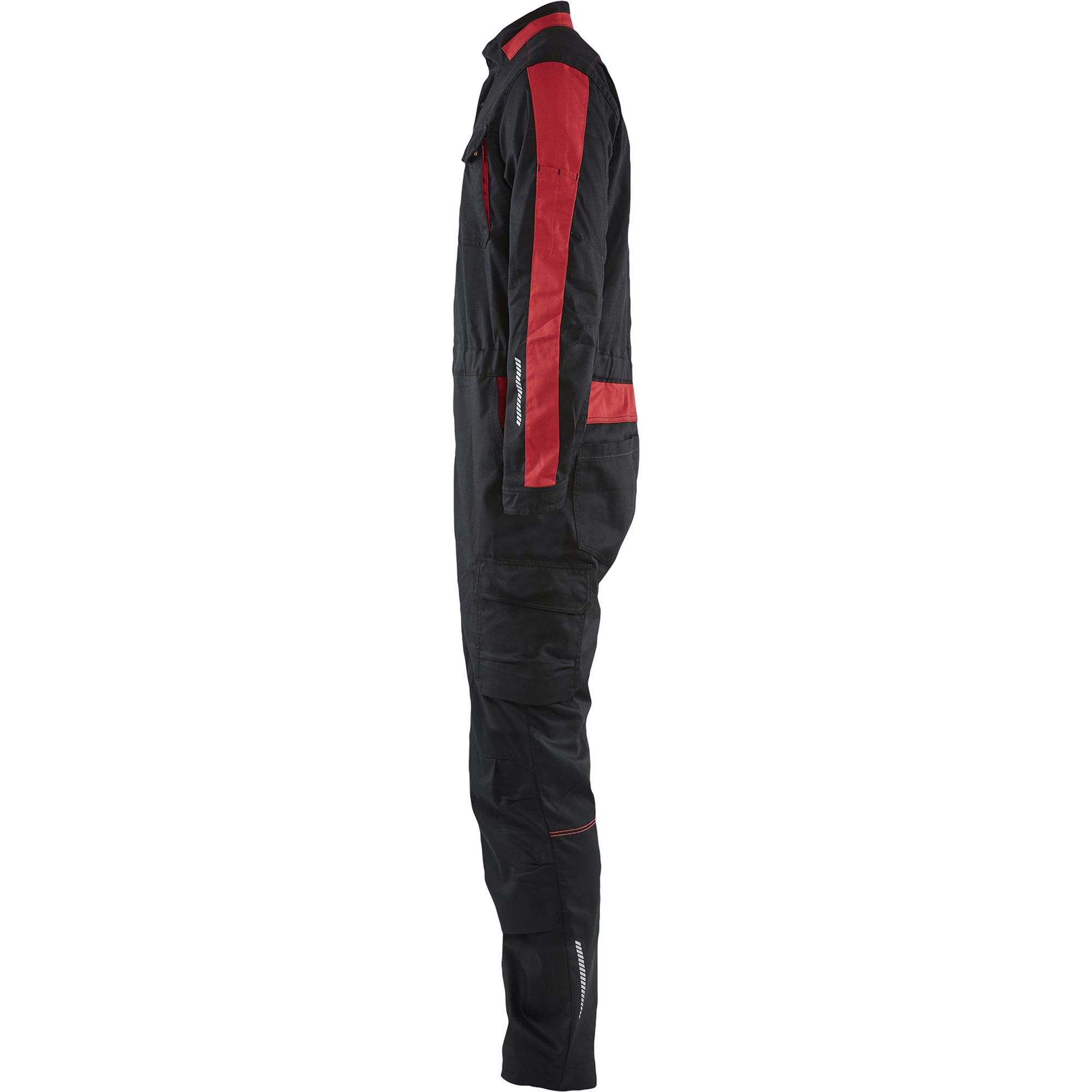 Blaklader Industrial Stretch Coverall, Black/Red (3)