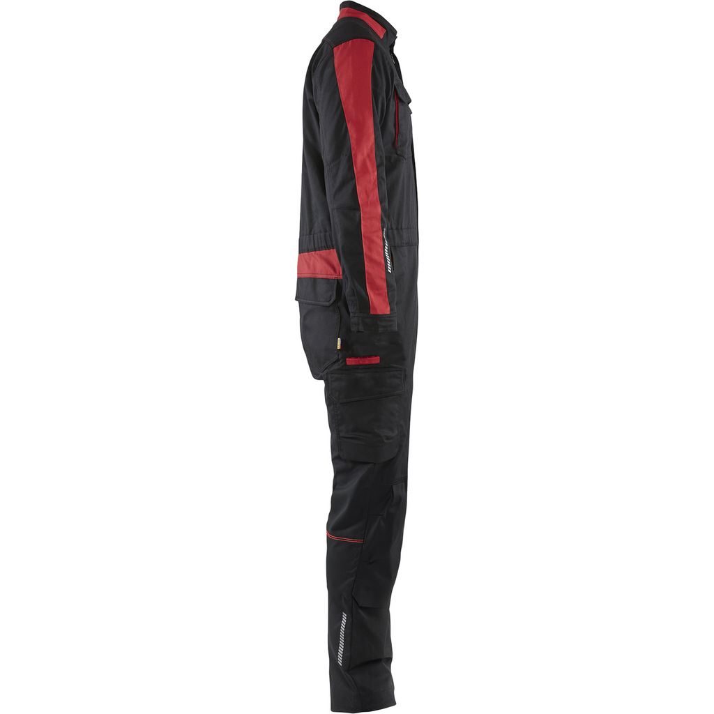 Blaklader Industrial Stretch Coverall, Black/Red (2)