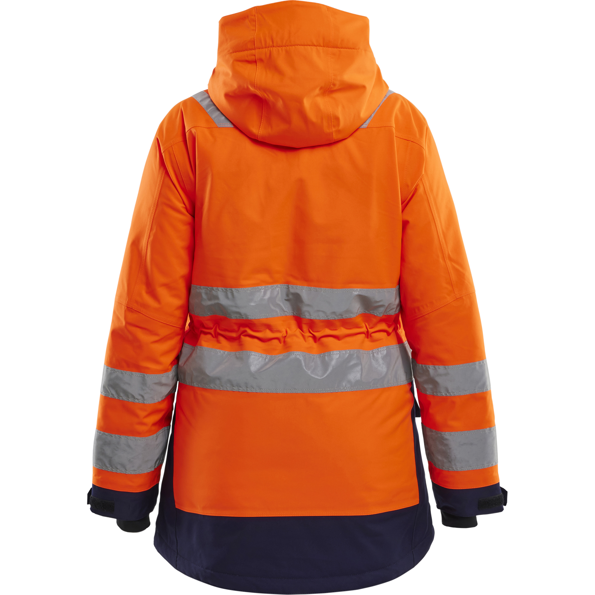 Blaklader High Vis Ladies Winter Parka, Orange/Navy Blue (4)