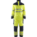 Blaklader Multi-Norm Winter Coverall, Yellow/Navy Blue