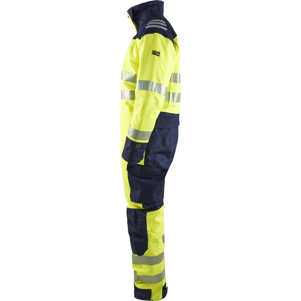 Blaklader Multi-Norm Winter Coverall, Yellow/Navy Blue (3)