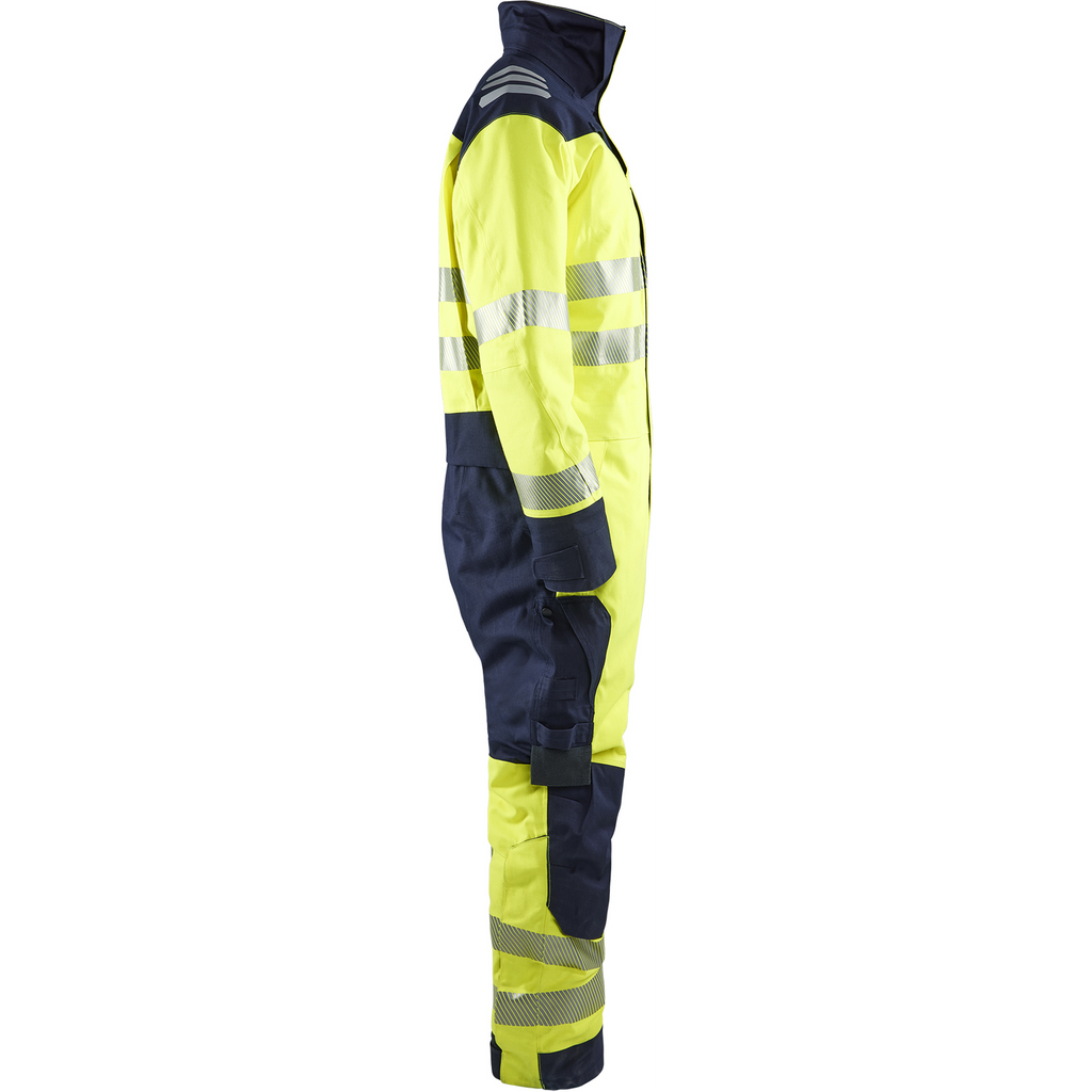 Blaklader Multi-Norm Winter Coverall, Yellow/Navy Blue (2)