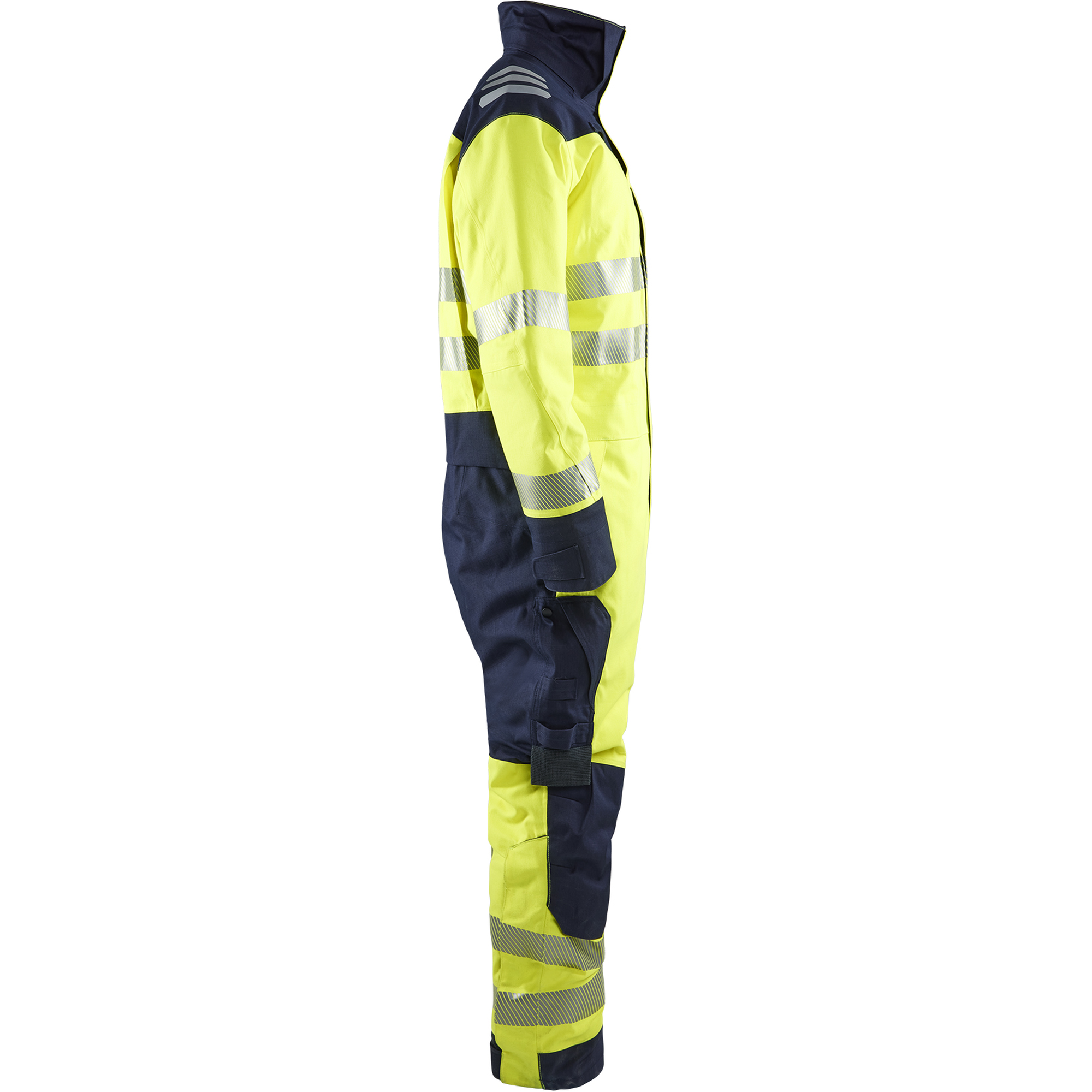 Blaklader Multi-Norm Winter Coverall, Yellow/Navy Blue (2)