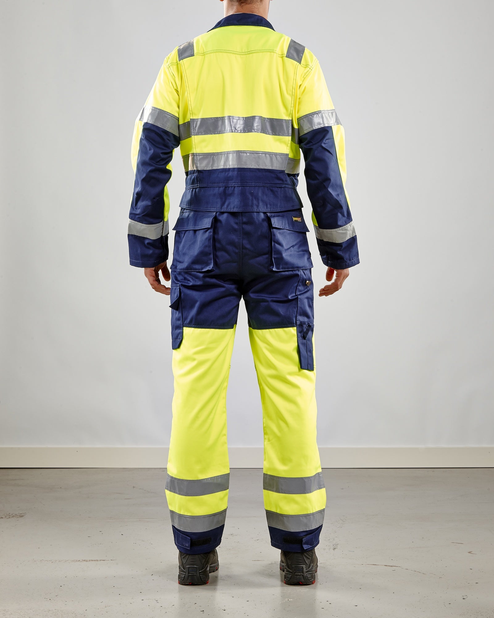Blaklader Hi-Vis Coverall, Yellow/Navy (5)