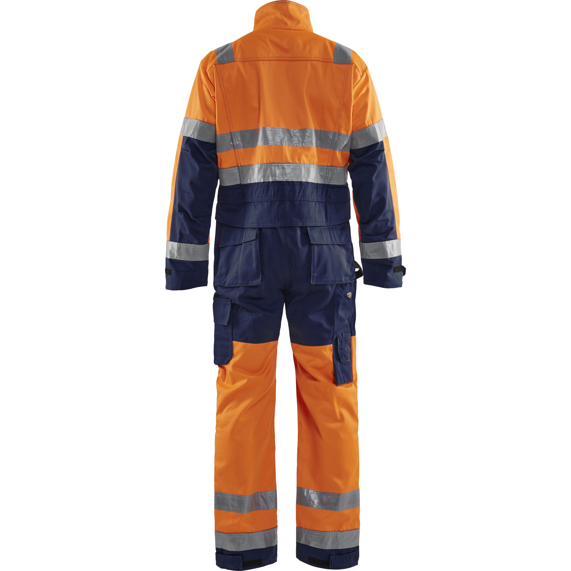 Blaklader High Vis Coverall, Orange/Navy (4)