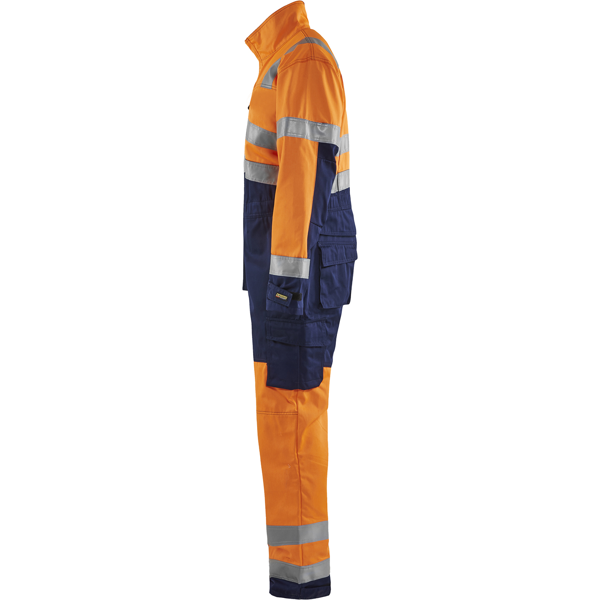 Blaklader High Vis Coverall, Orange/Navy (3)