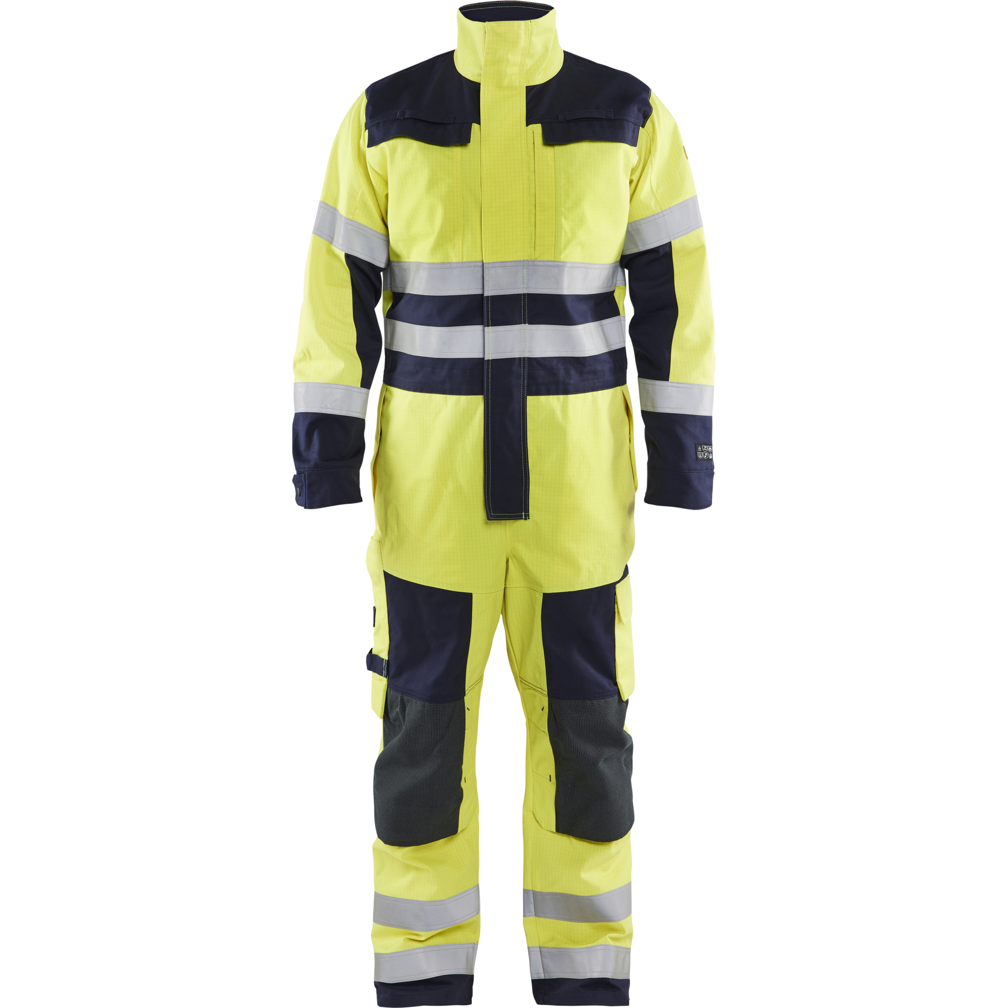 Blaklader Multinorm Coverall, Yellow/Navy Blue