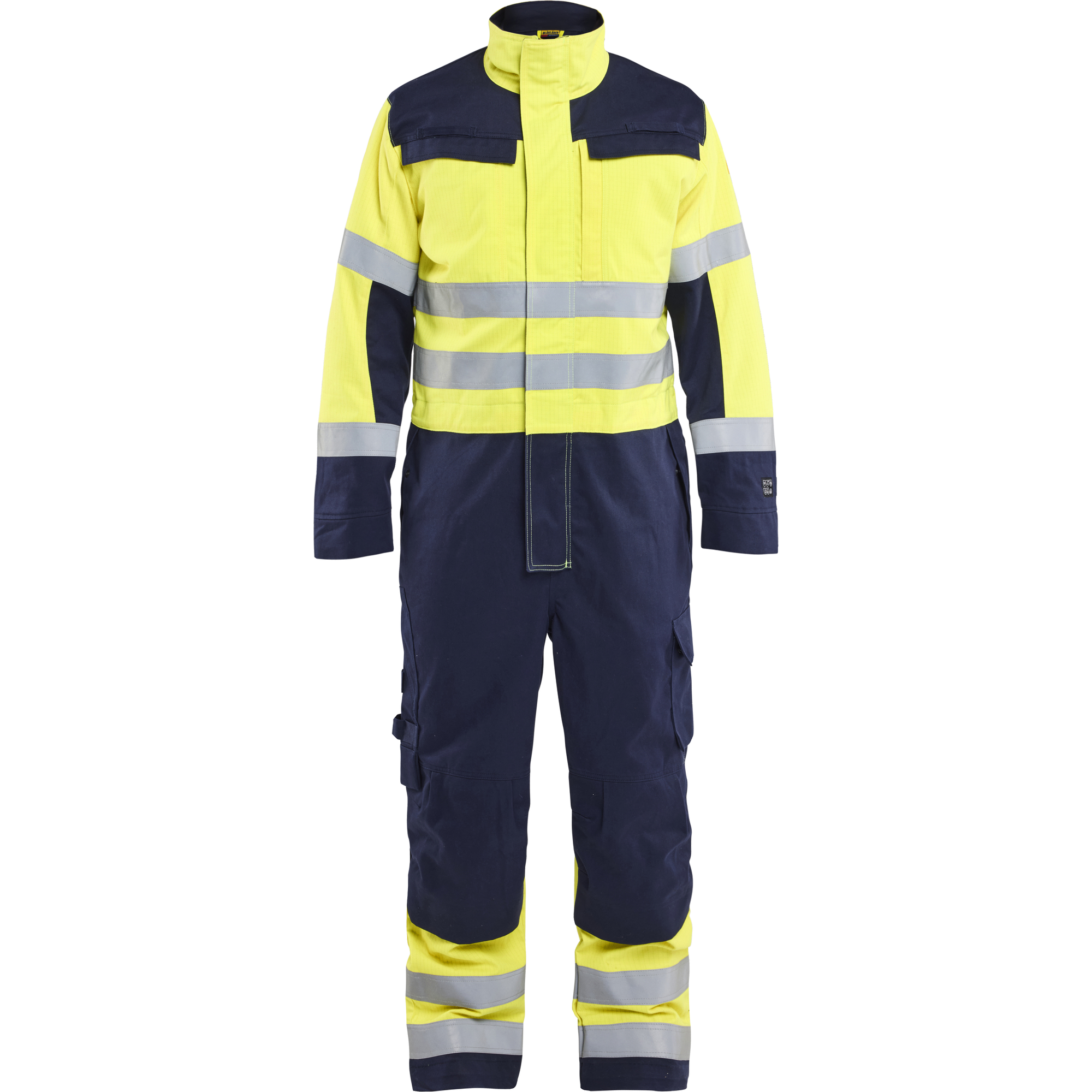 Blaklader Multinorm Coverall, Yellow/Navy Blue