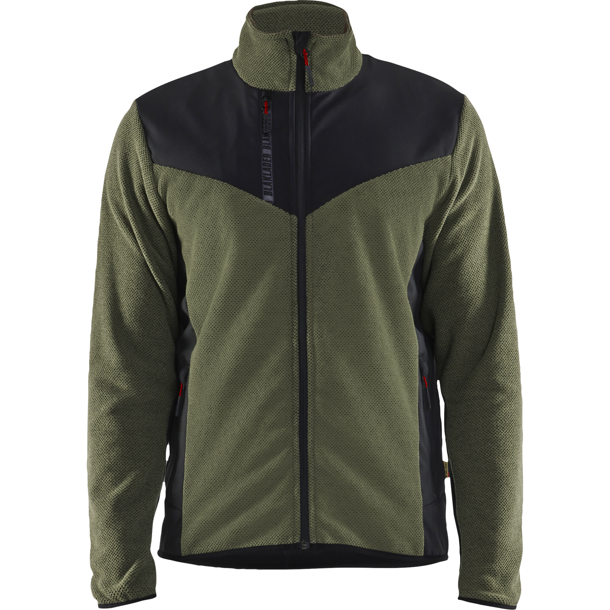 Blaklader Softshell Knitted Jacket, Autumn Green/Black