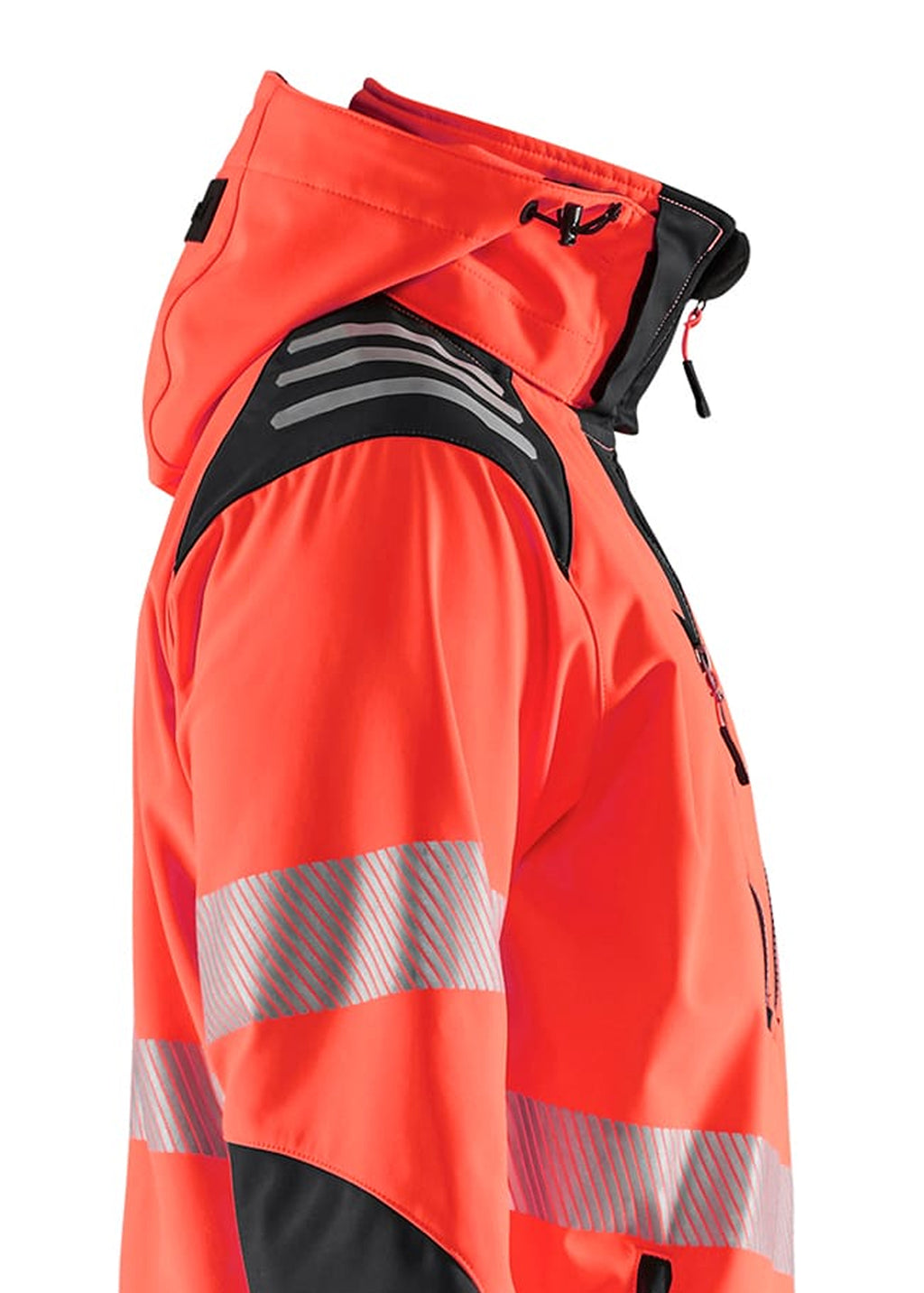Blaklader High Vis Softshell Jacket, Red/Black (7)