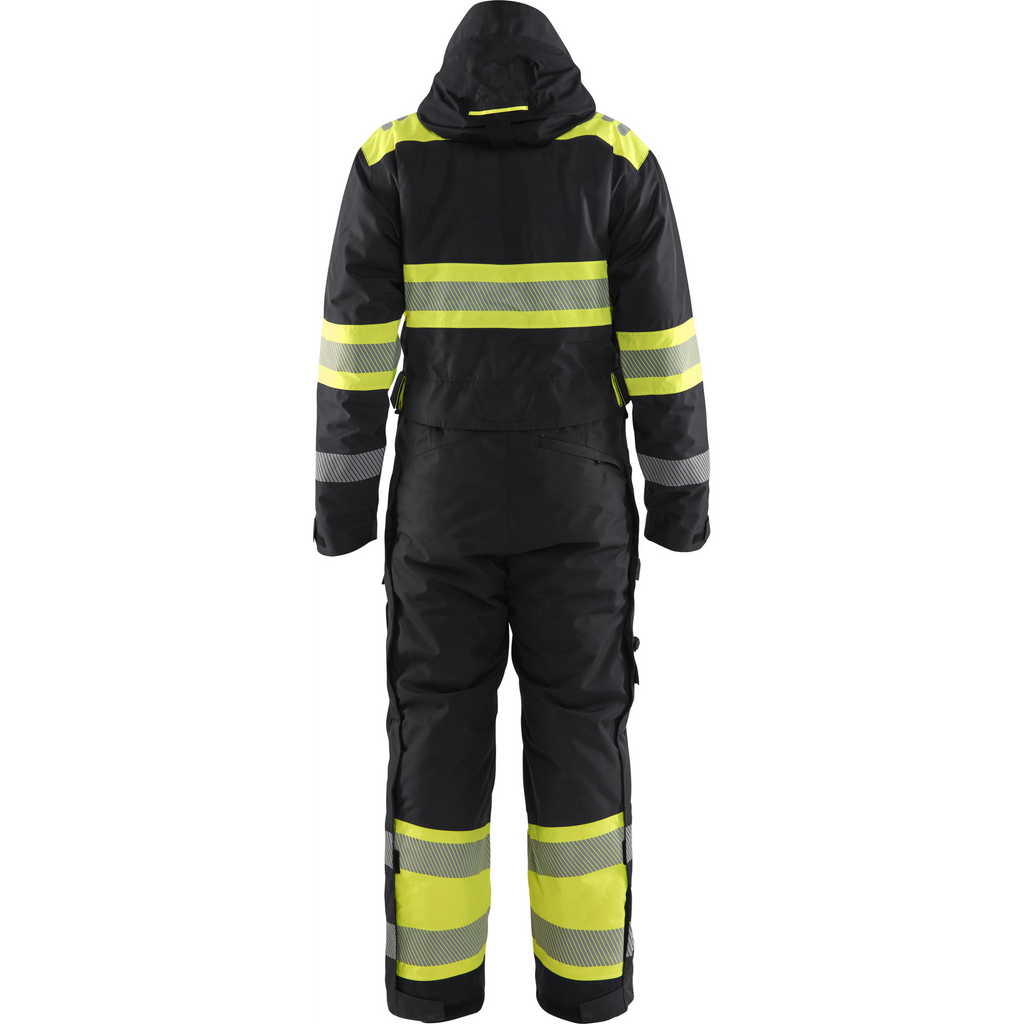 Blaklader Hi-Vis Winter Coverall, Black/Yellow (4)