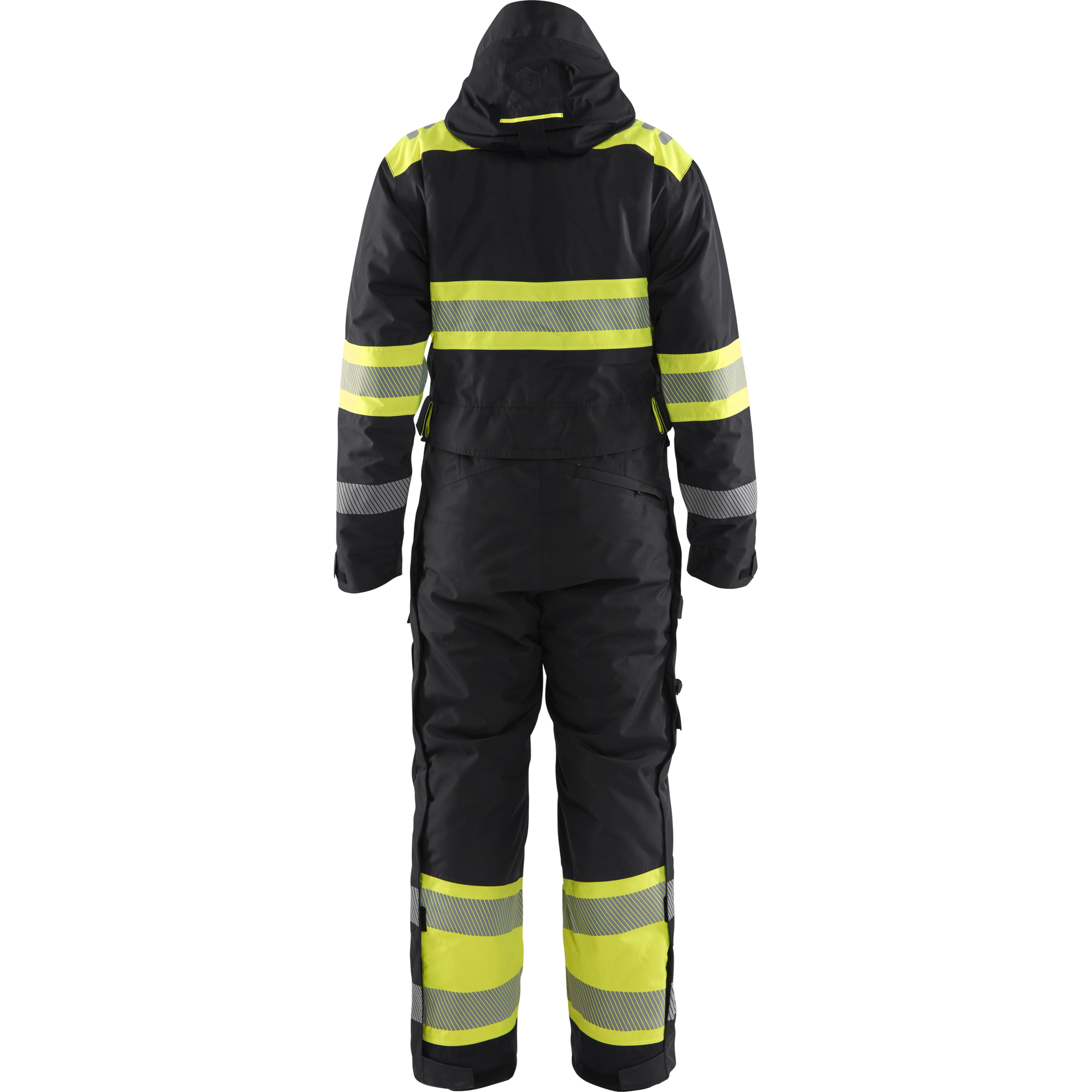 Blaklader Hi-Vis Winter Coverall, Black/Yellow (4)