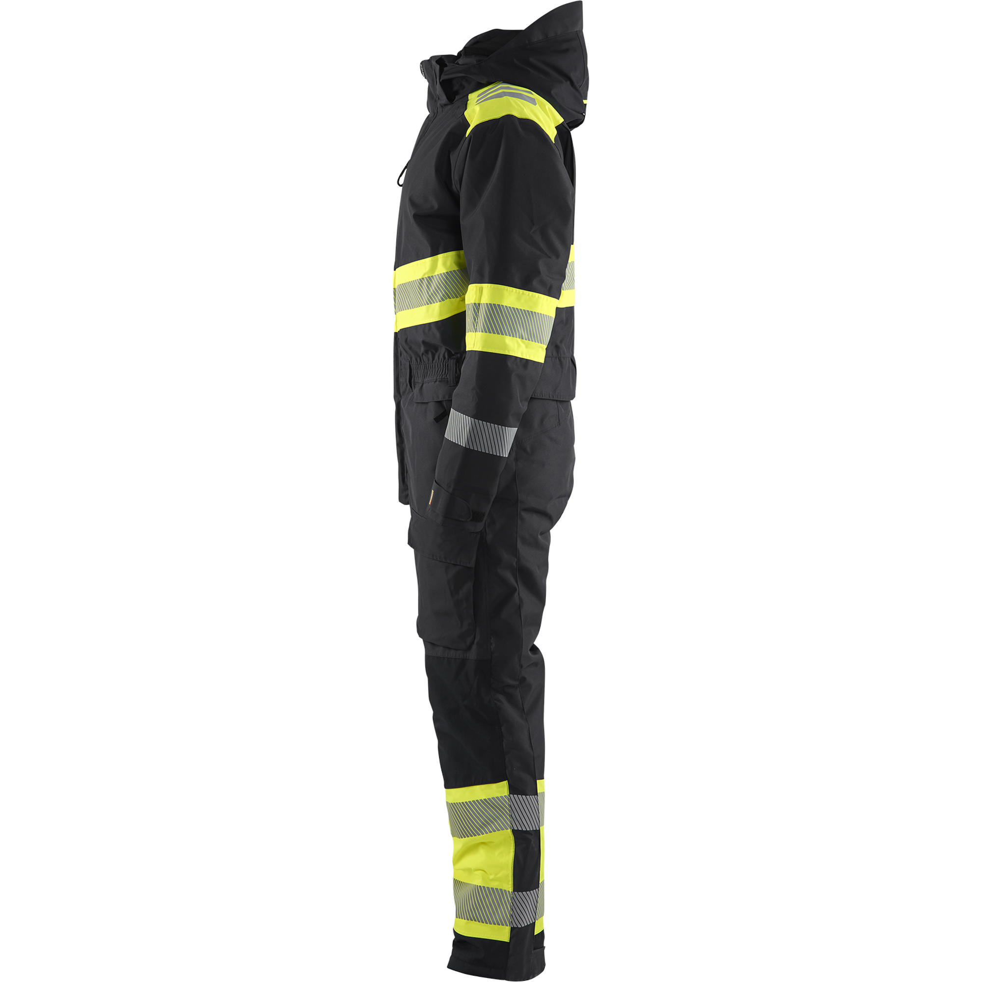 Blaklader Hi-Vis Winter Coverall, Black/Yellow (3)