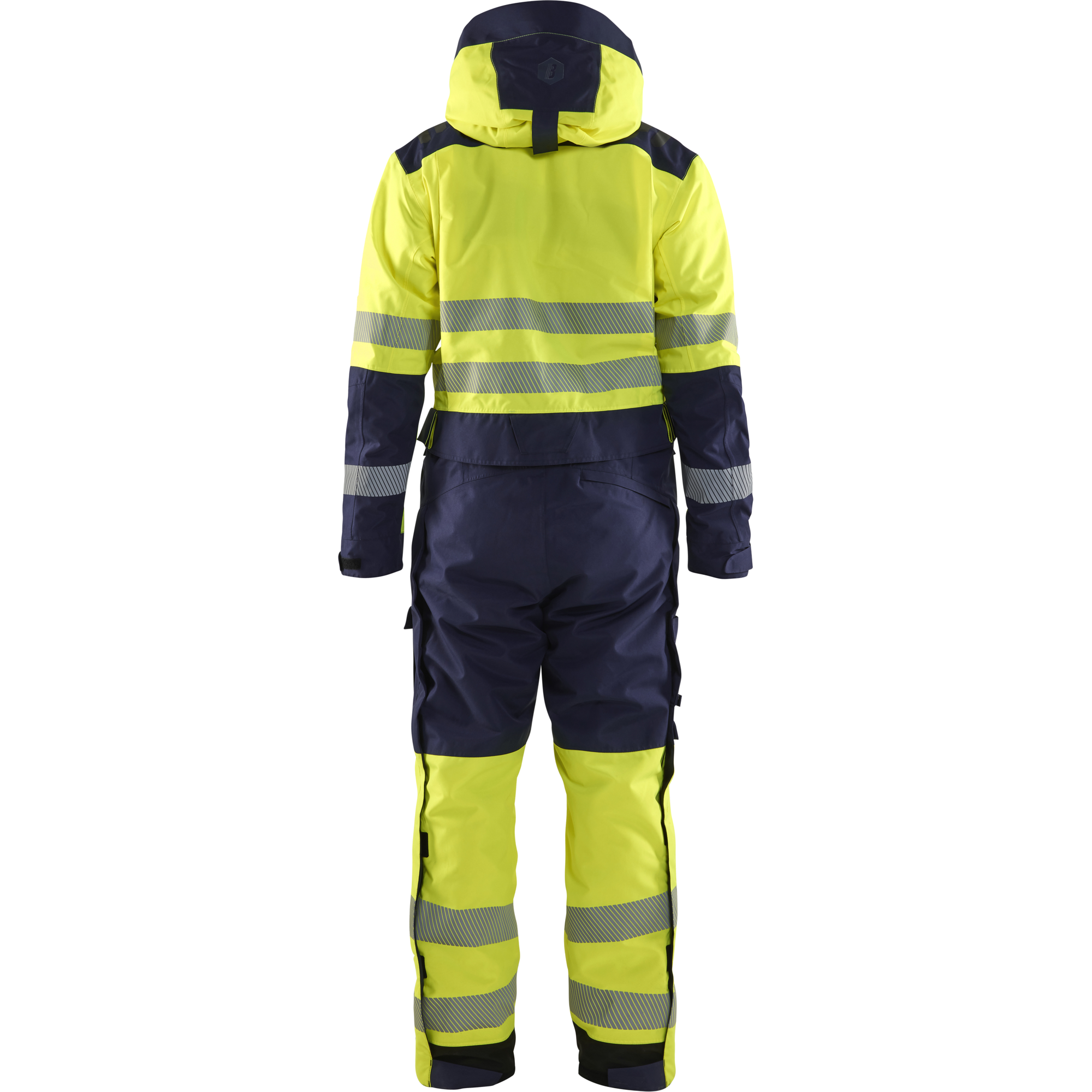 Blaklader High Vis Winter Coverall, Yellow/Navy (4)