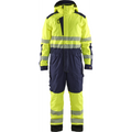 Blaklader High Vis Winter Coverall, Yellow/Navy
