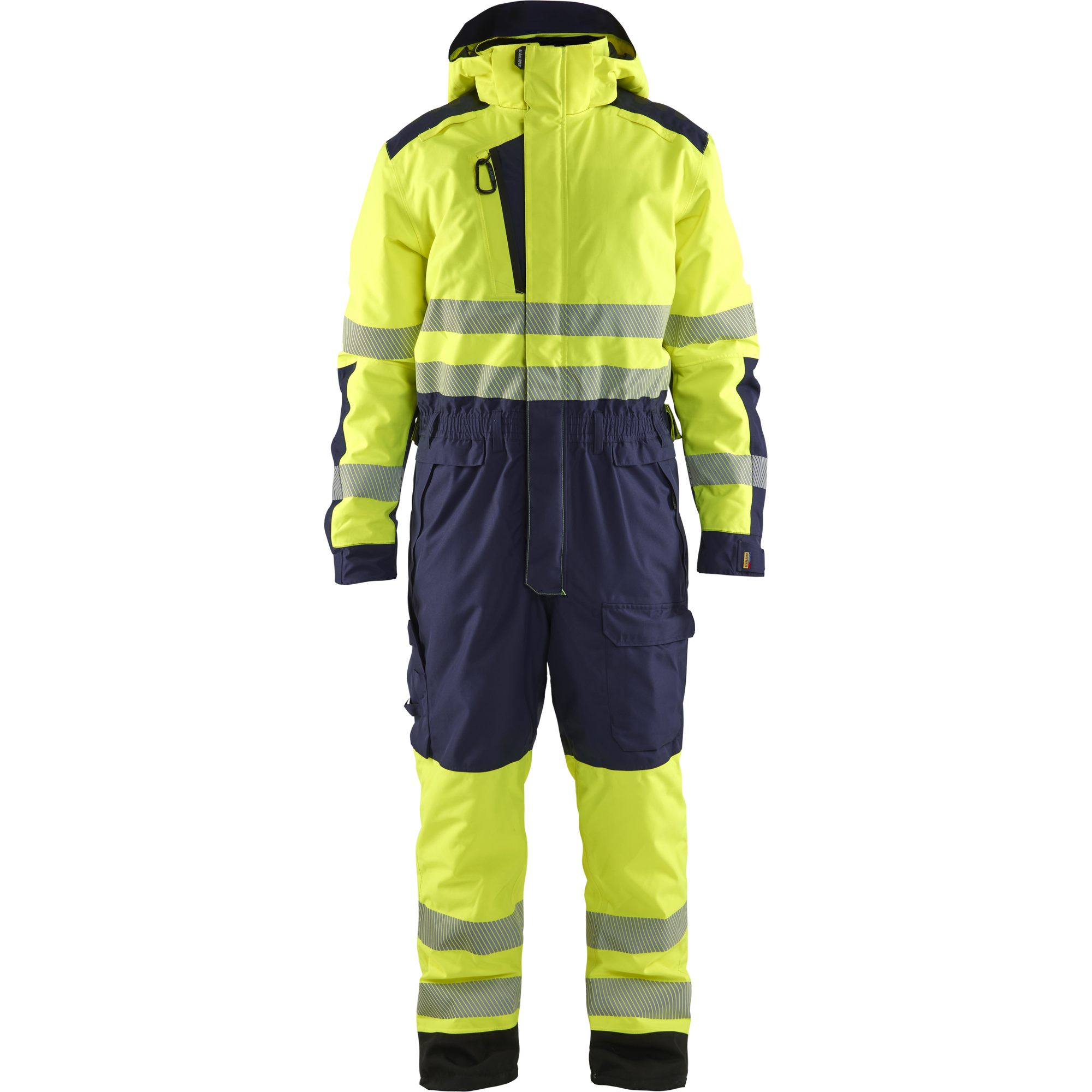 Blaklader High Vis Winter Coverall, Yellow/Navy