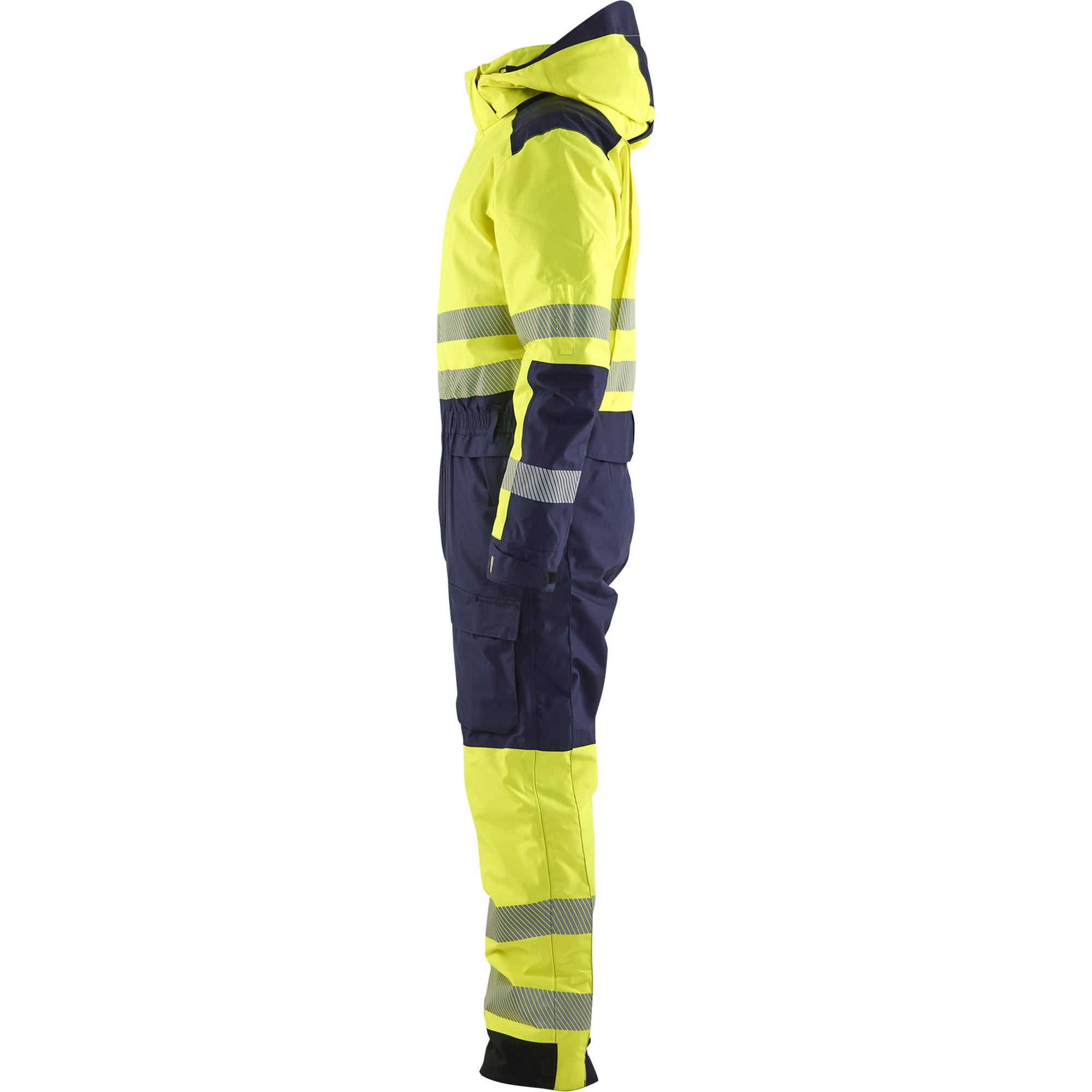 Blaklader High Vis Winter Coverall, Yellow/Navy (3)