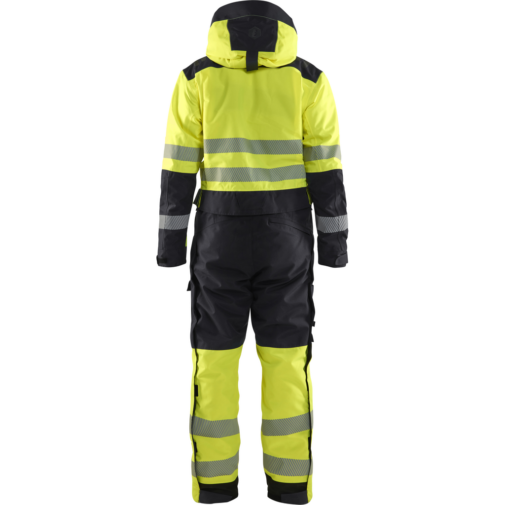 Blaklader High Vis Winter Coverall, Yellow/Black (4)