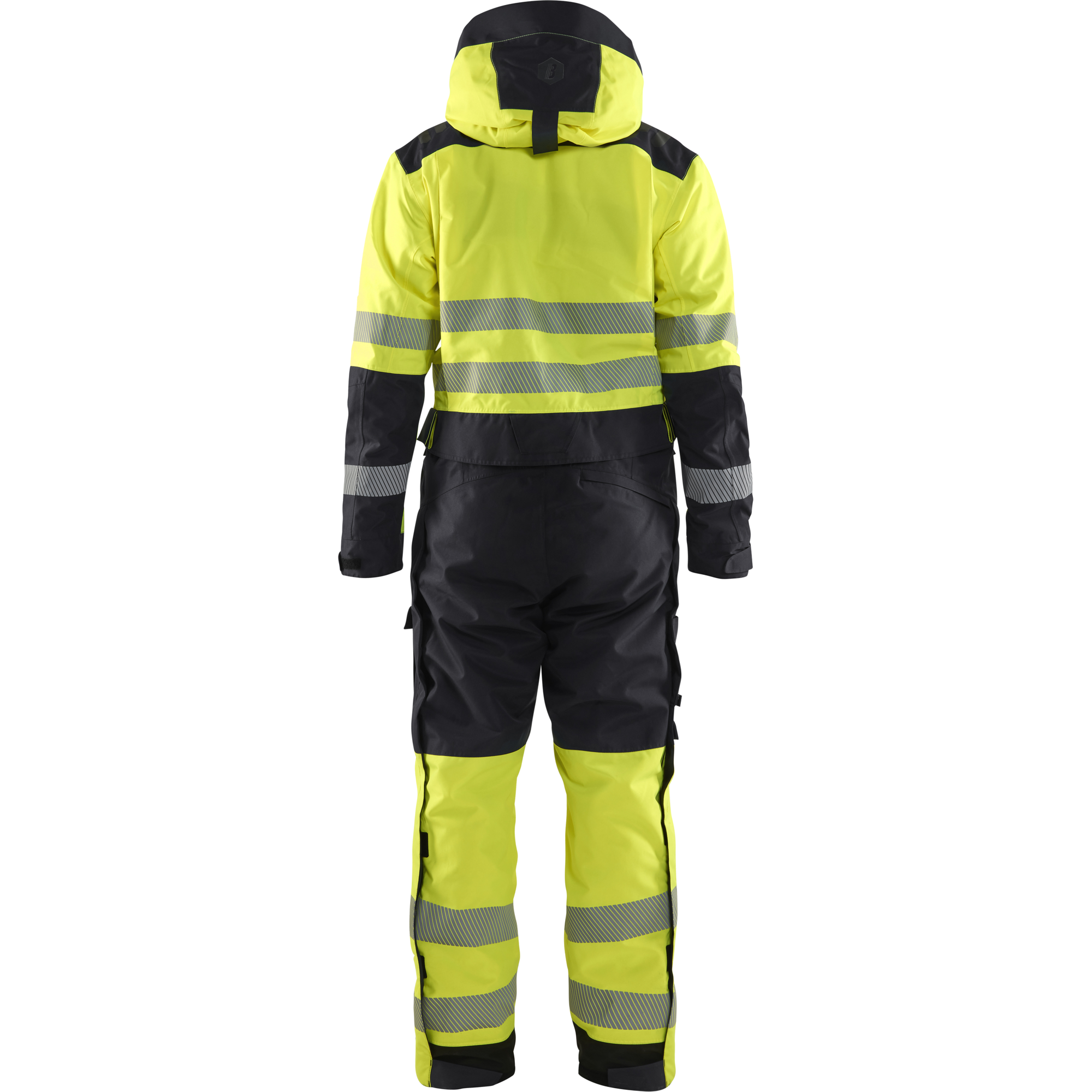 Blaklader High Vis Winter Coverall, Yellow/Black (4)