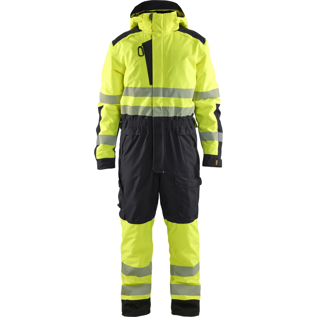 Blaklader High Vis Winter Coverall, Yellow/Black