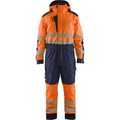 Blaklader High Vis Winter Coverall, Orange/Navy
