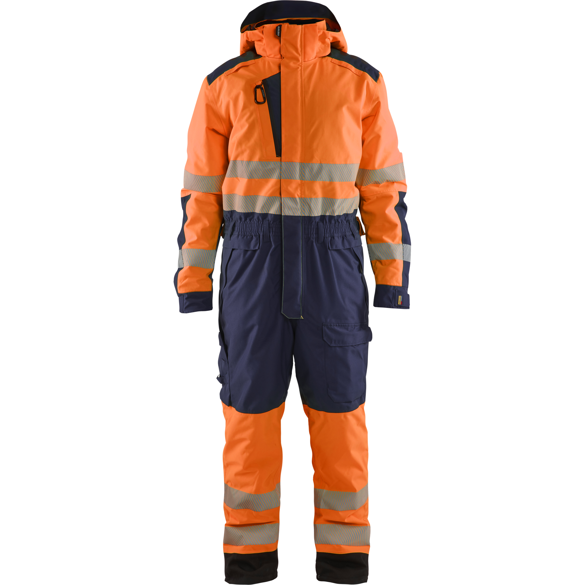 Blaklader High Vis Winter Coverall, Orange/Navy