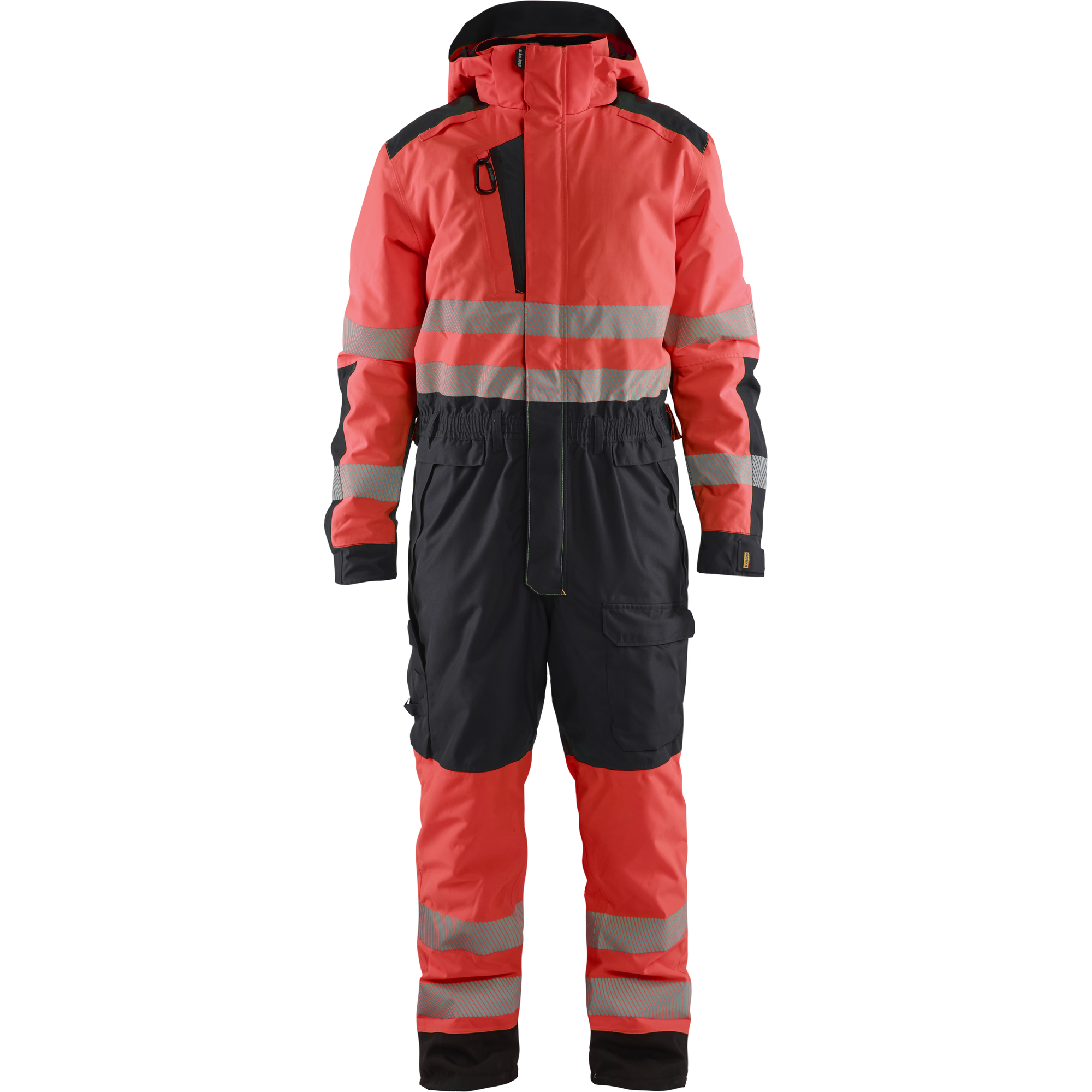 Blaklader High Vis Winter Coverall, Red/Black