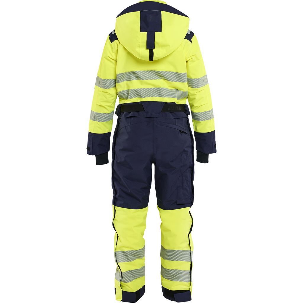 Blaklader Ladies High Vis Winter Coverall, High Vis Yellow/Navy (4)