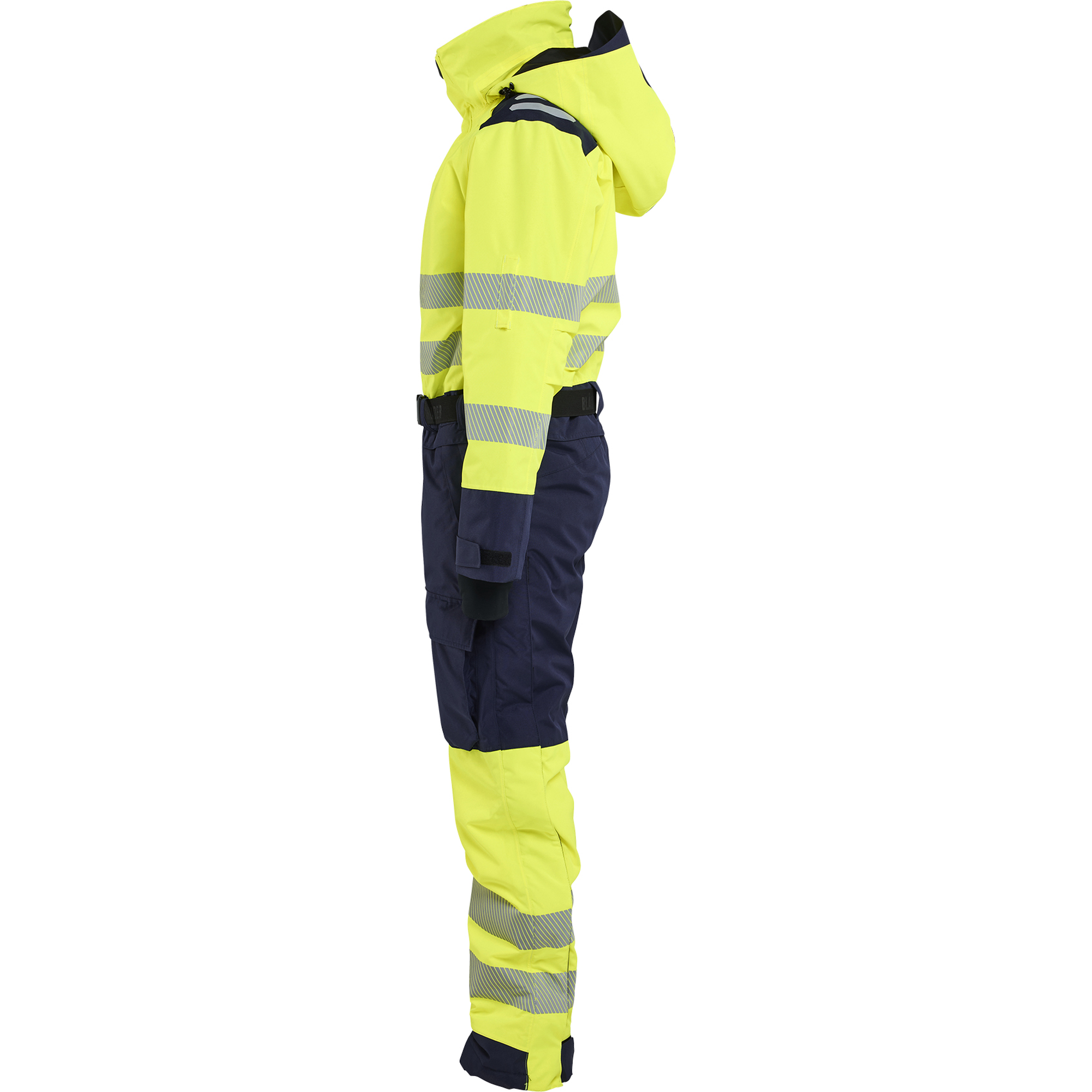 Blaklader Ladies High Vis Winter Coverall, High Vis Yellow/Navy (3)