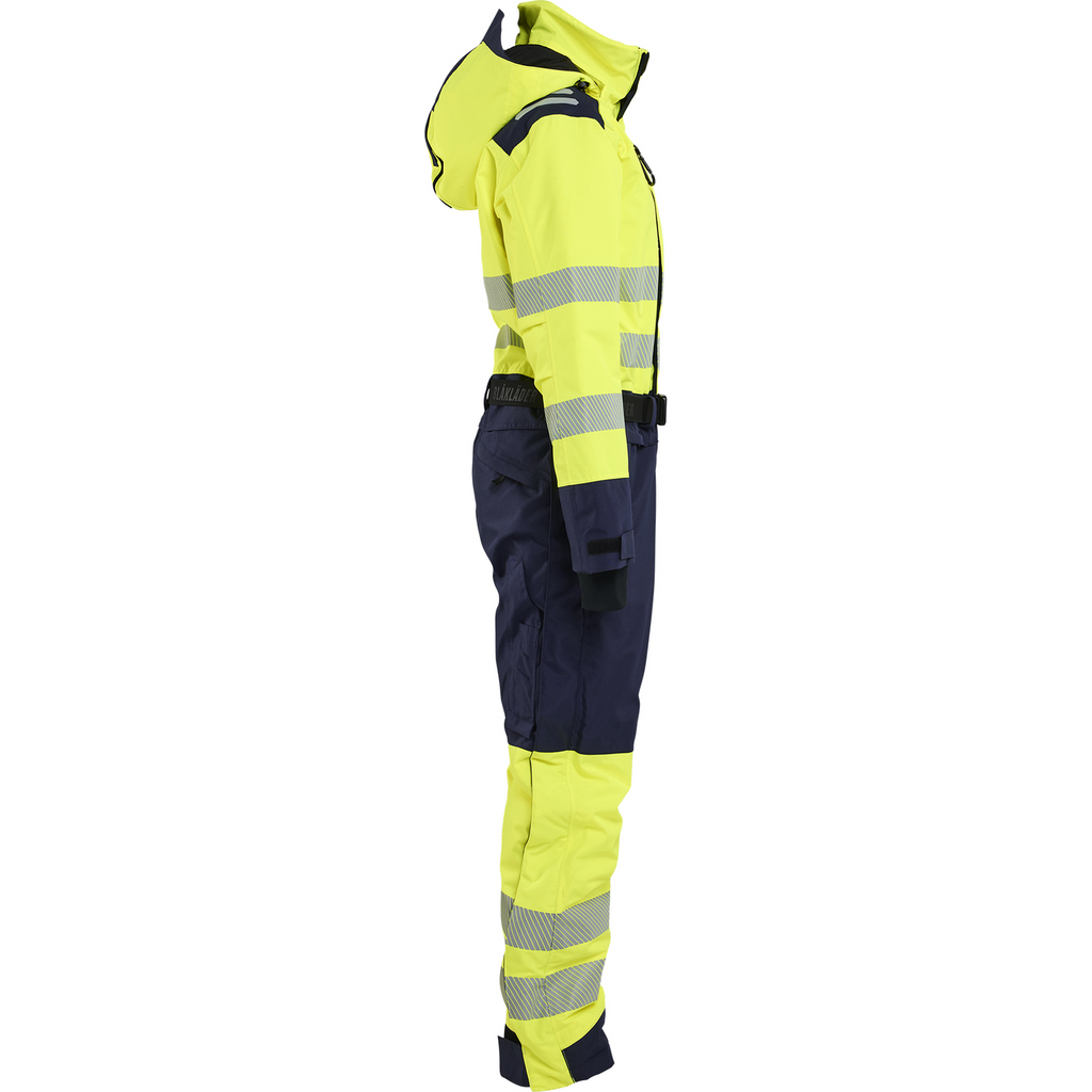 Blaklader Ladies High Vis Winter Coverall, High Vis Yellow/Navy (2)