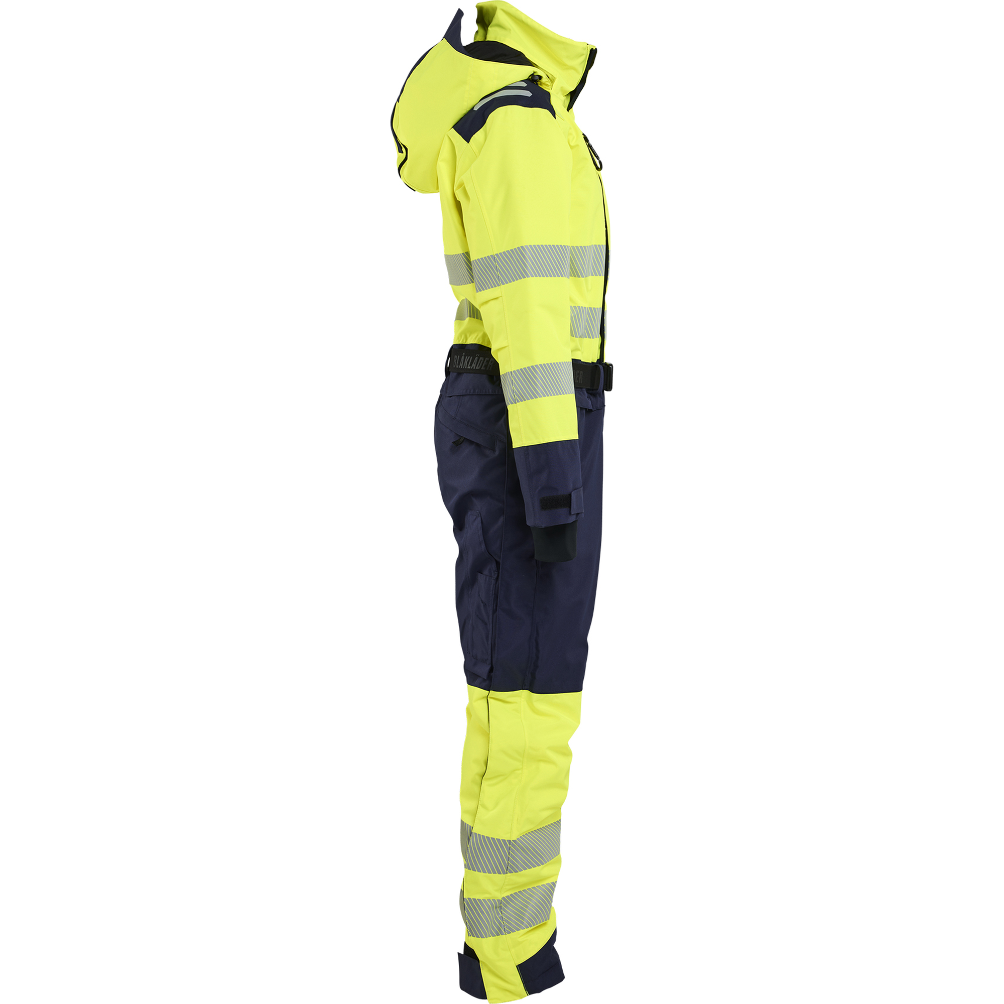 Blaklader Ladies High Vis Winter Coverall, High Vis Yellow/Navy (2)