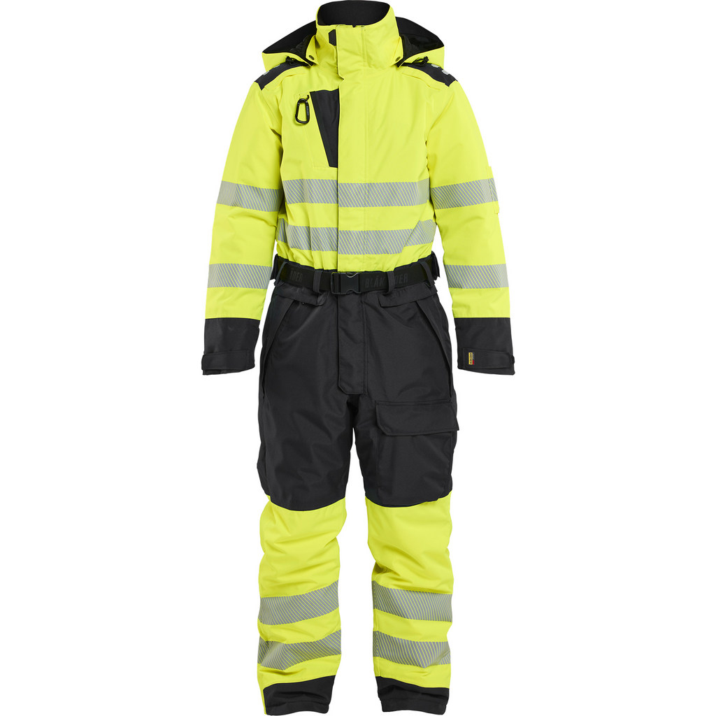 Blaklader Ladies High Vis Winter Coverall, High Vis Yellow/Black