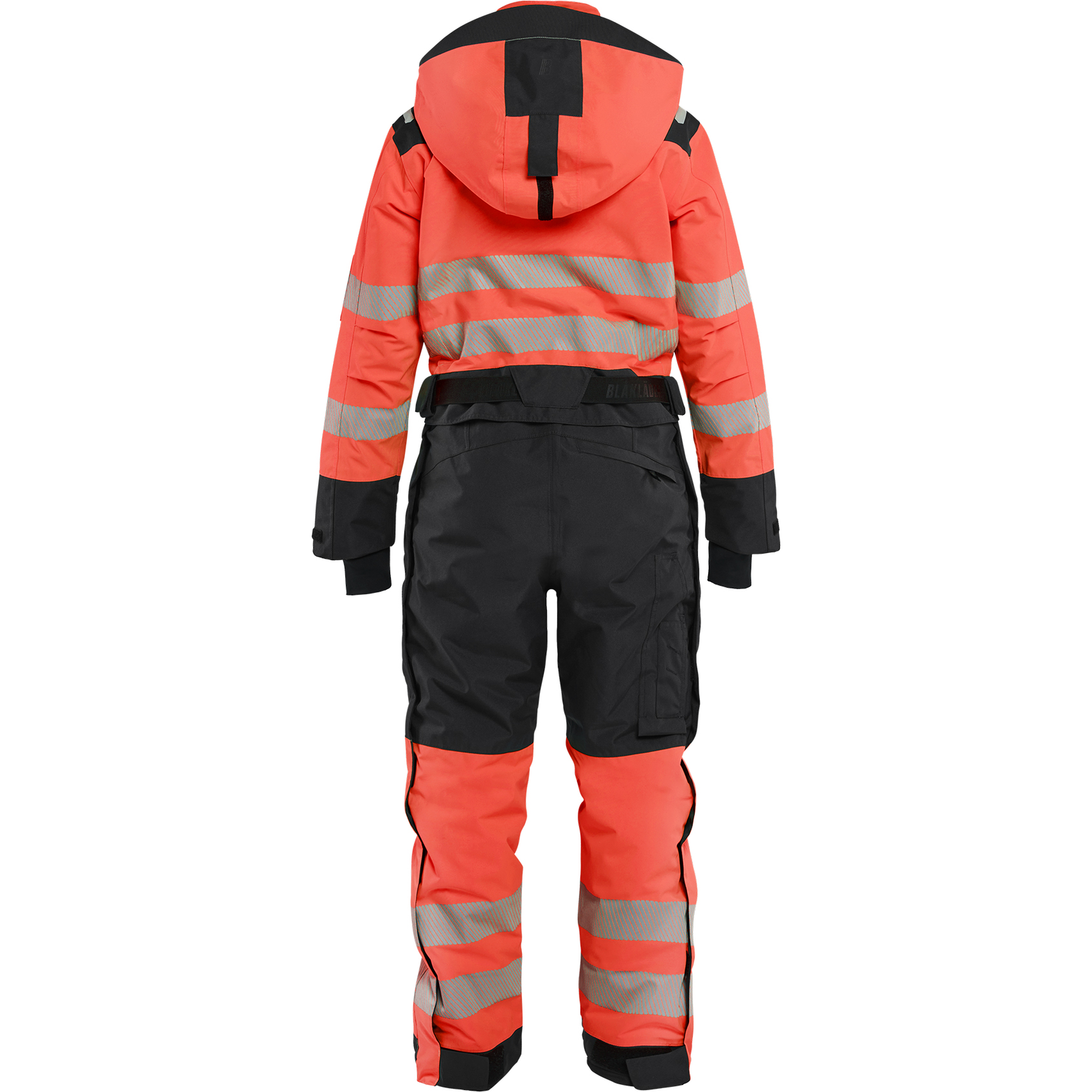 Blaklader Ladies High Vis Winter Coverall, High Vis Red/Black (4)