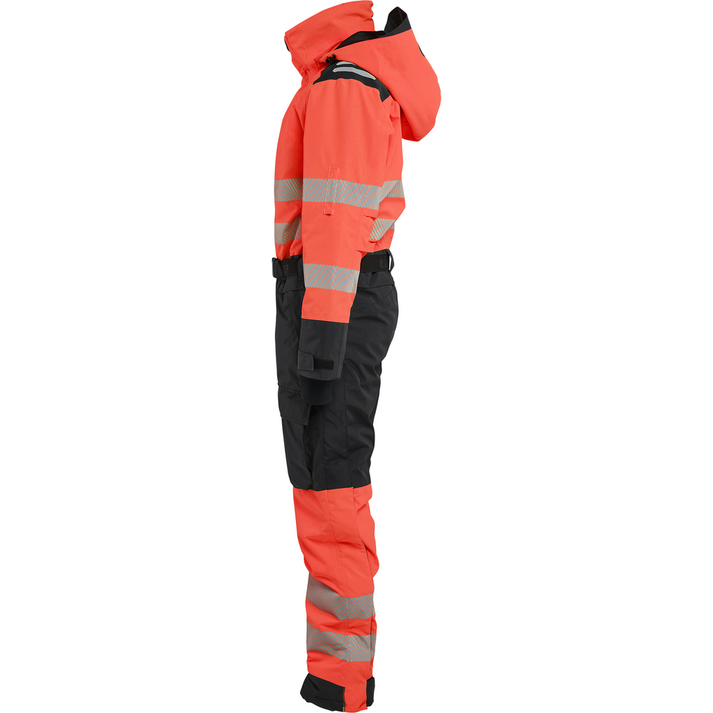 Blaklader Ladies High Vis Winter Coverall, High Vis Red/Black (3)