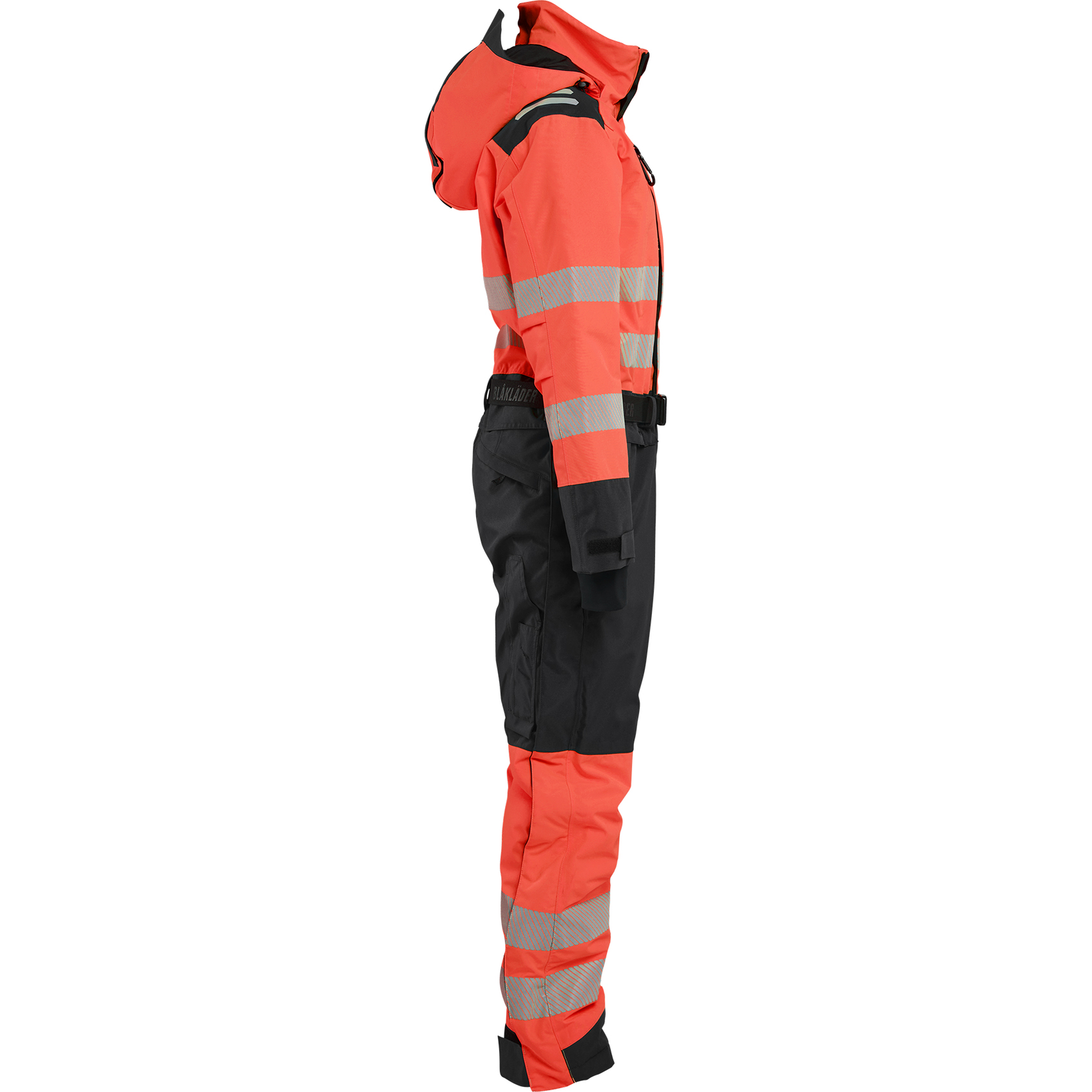 Blaklader Ladies High Vis Winter Coverall, High Vis Red/Black (2)