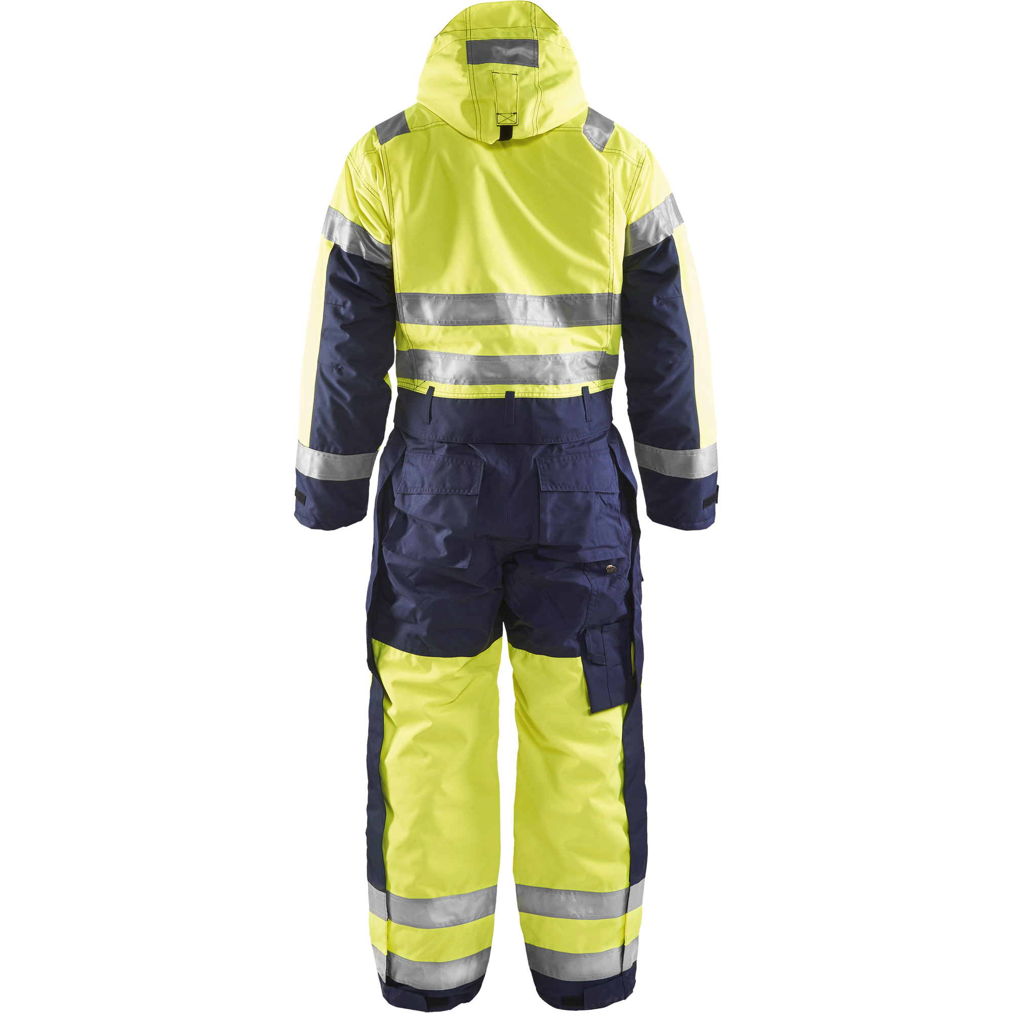 Blaklader High Vis Winter Coverall, Yellow/Navy (4)