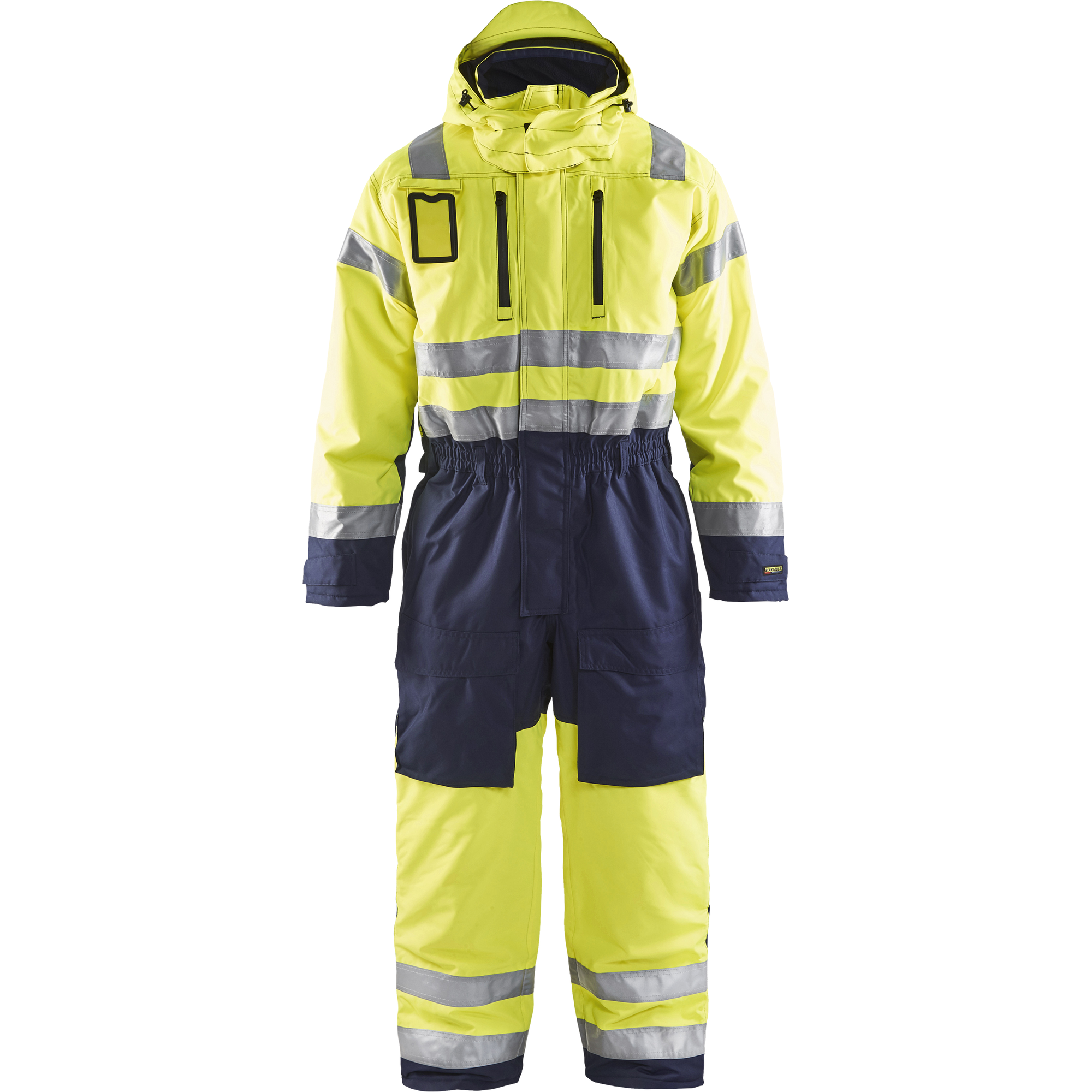 Blaklader High Vis Winter Coverall, Yellow/Navy