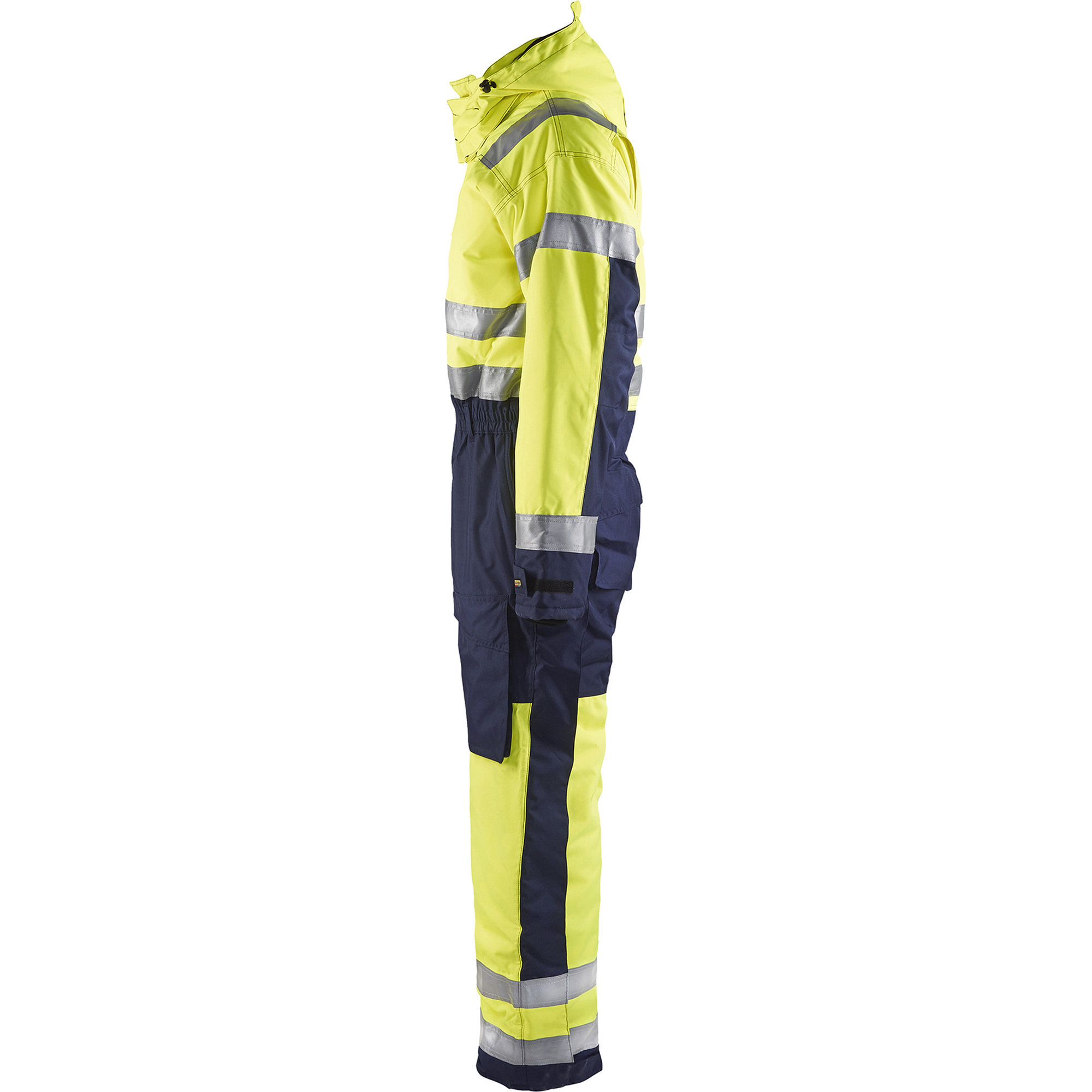 Blaklader High Vis Winter Coverall, Yellow/Navy (3)