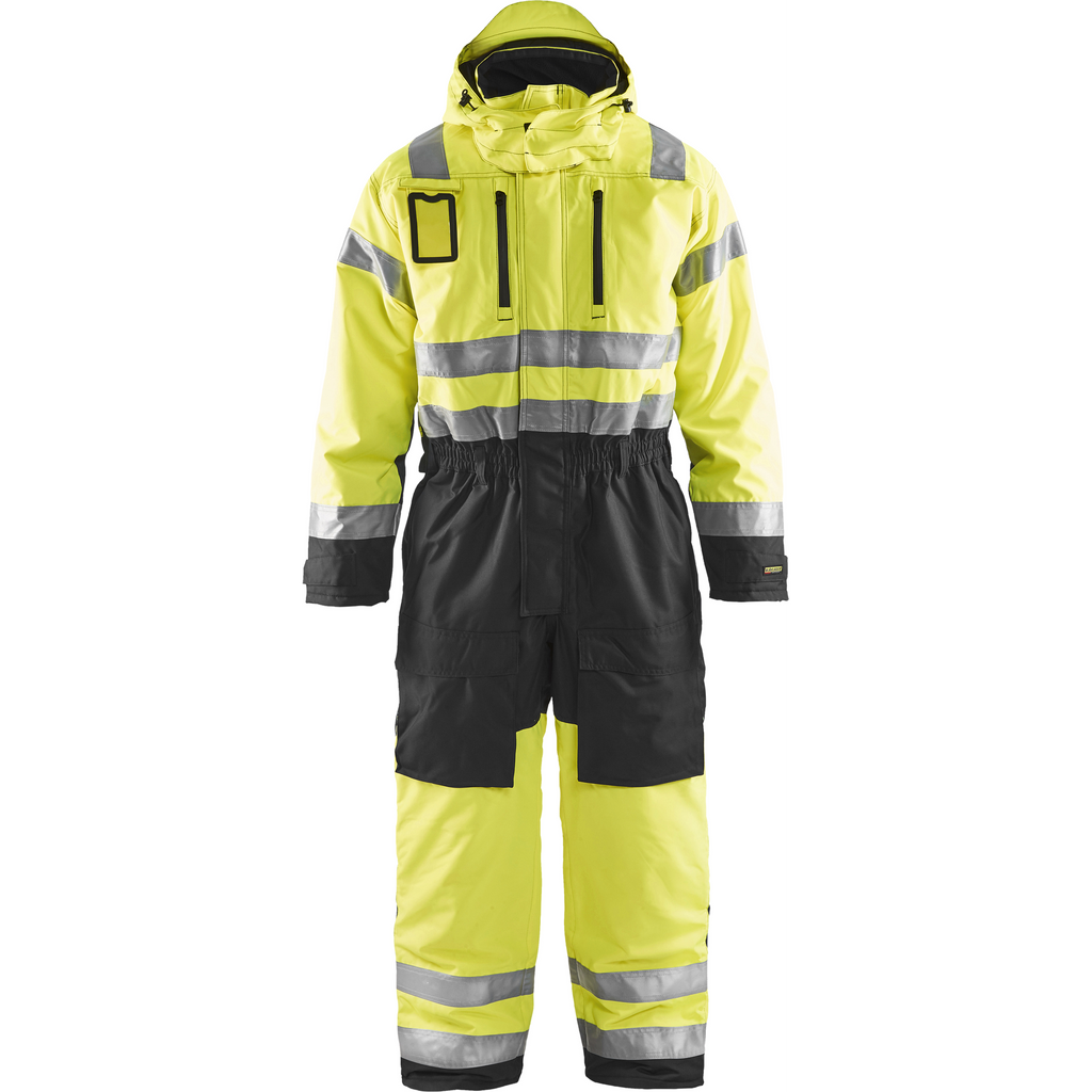 Blaklader High Vis Winter Coverall, Yellow/Black