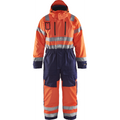 Blaklader High Vis Winter Coverall, Orange/Navy