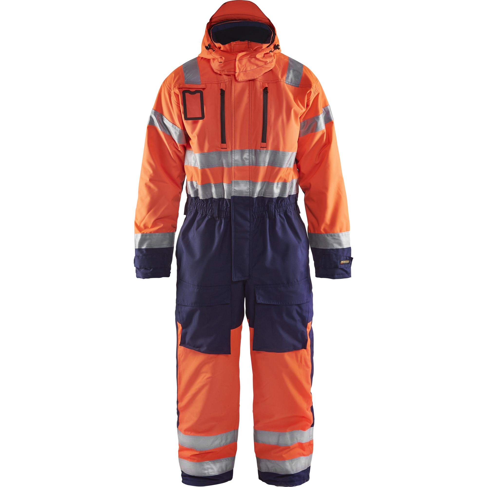 Blaklader High Vis Winter Coverall, Orange/Navy