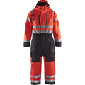Blaklader High Vis Winter Coverall, Red/Black