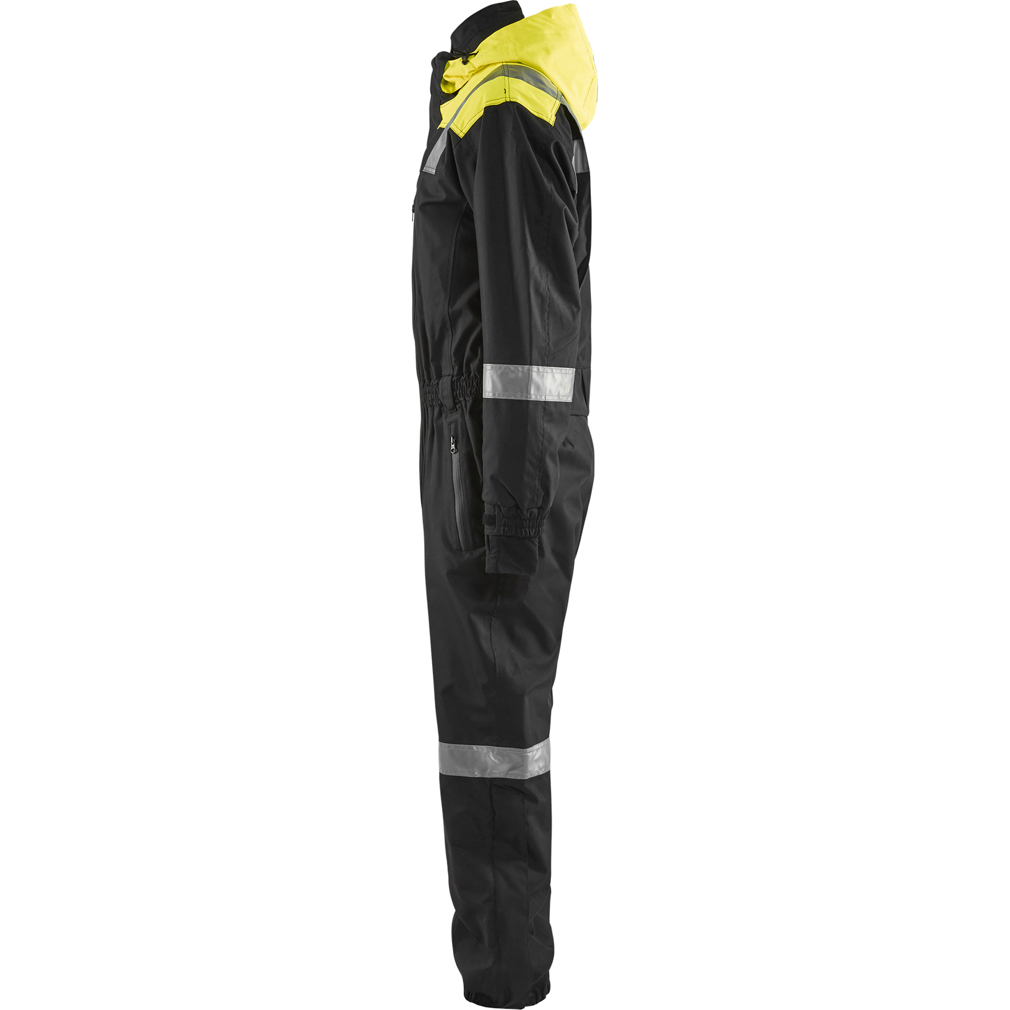 Blaklader Unlined Winter Coverall, Black/Yellow (3)